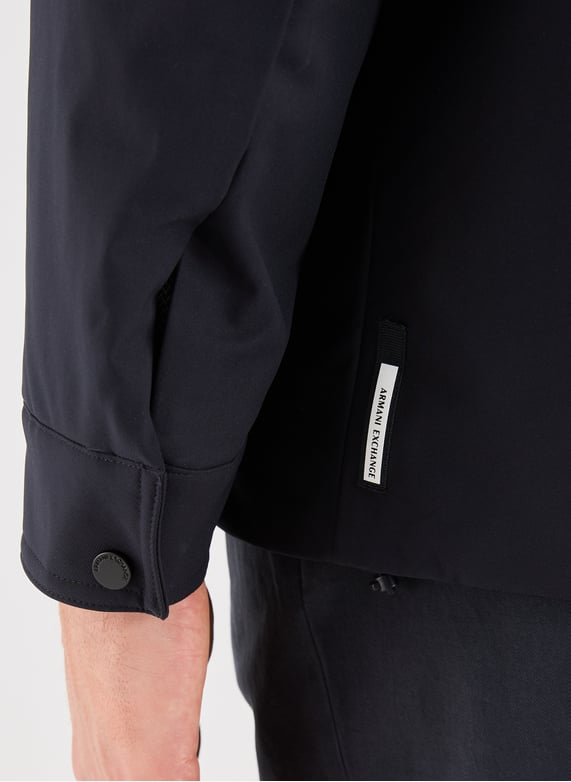 Blouson droit col montant | Bleu by ARMANI EXCHANGE Blouson droit col montant Bleu