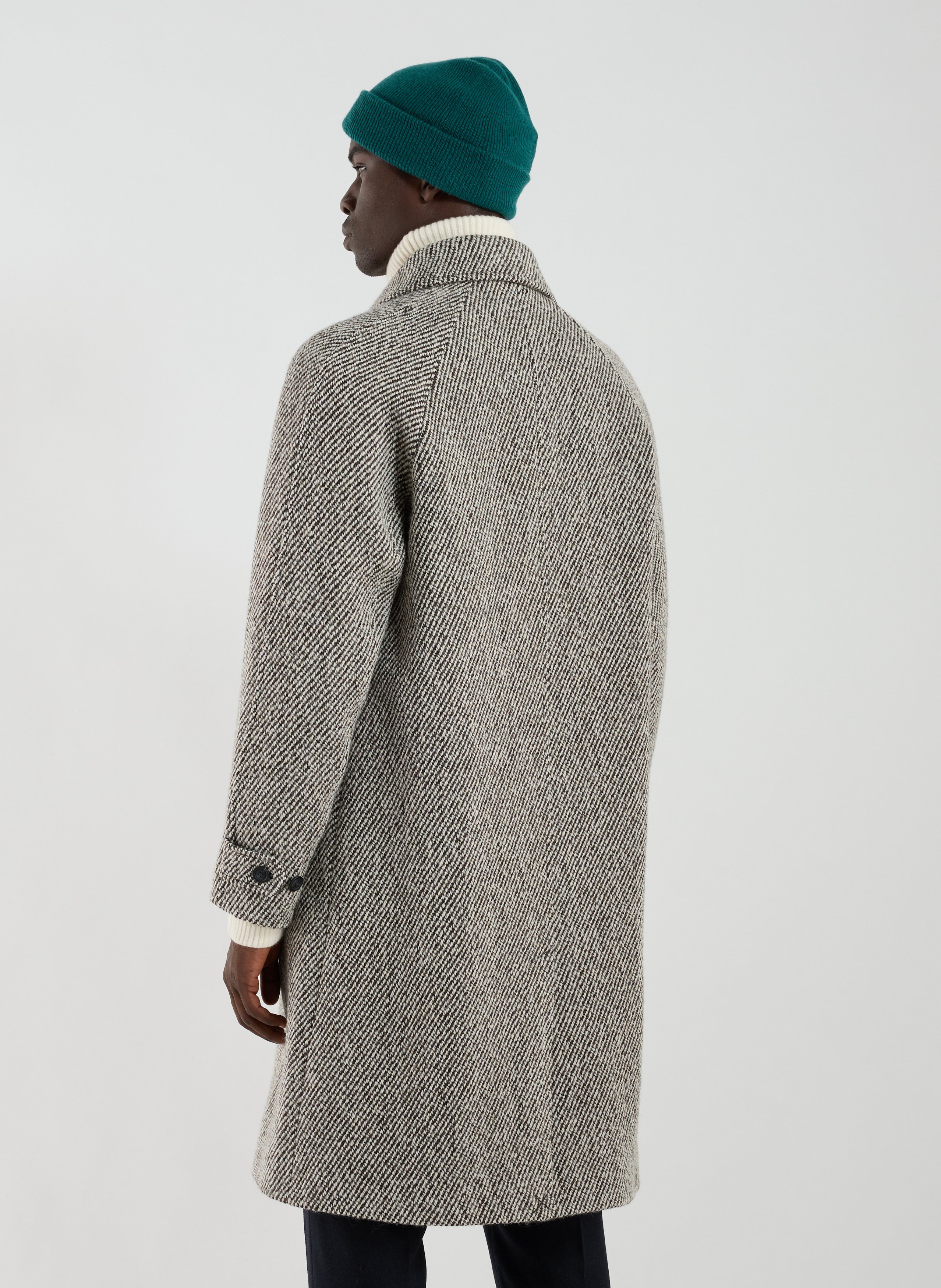 Veste mi-longue en laine mélangée LES DEUX Gris