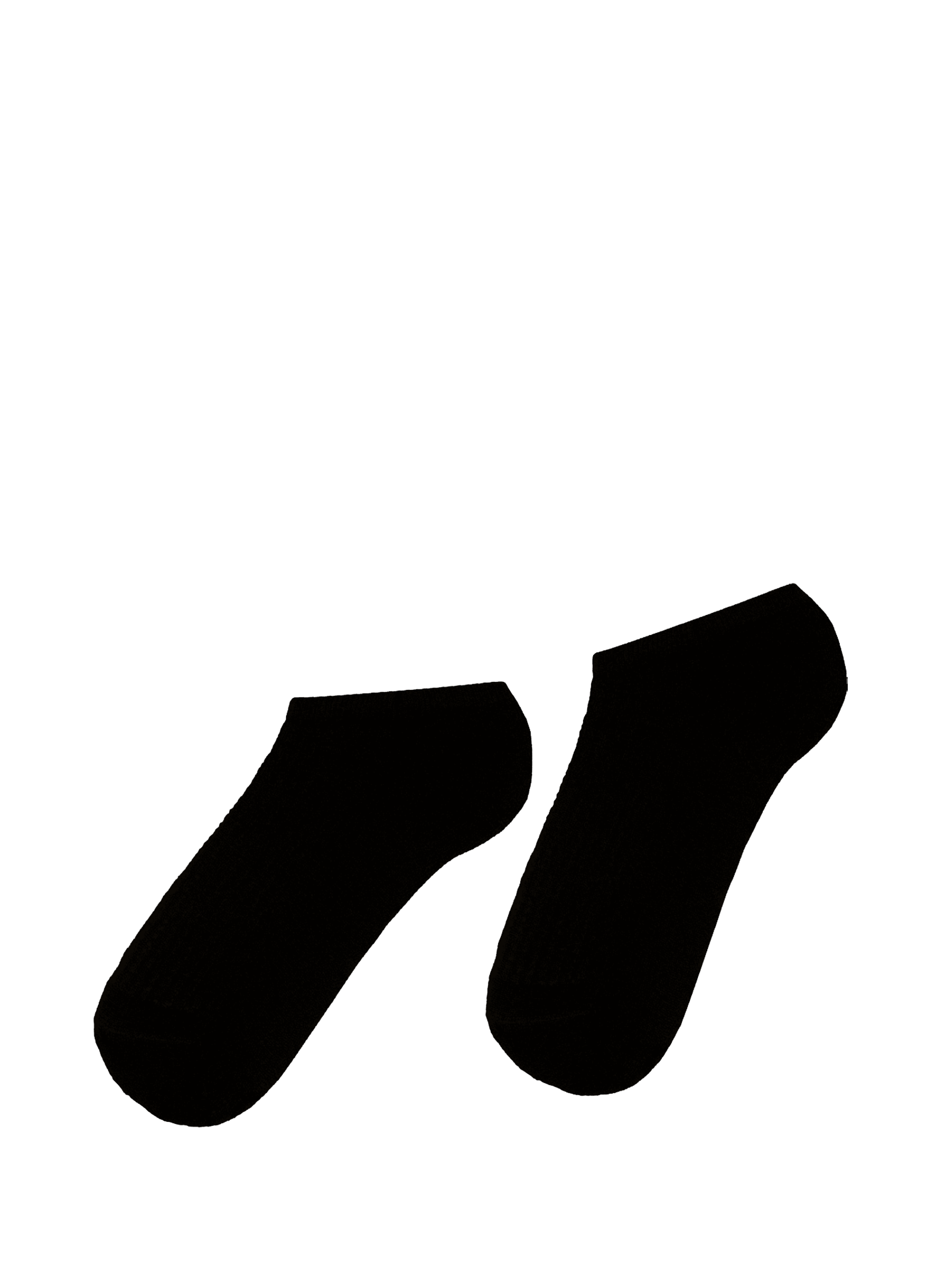Plain ankle socks LE BOURGET Black