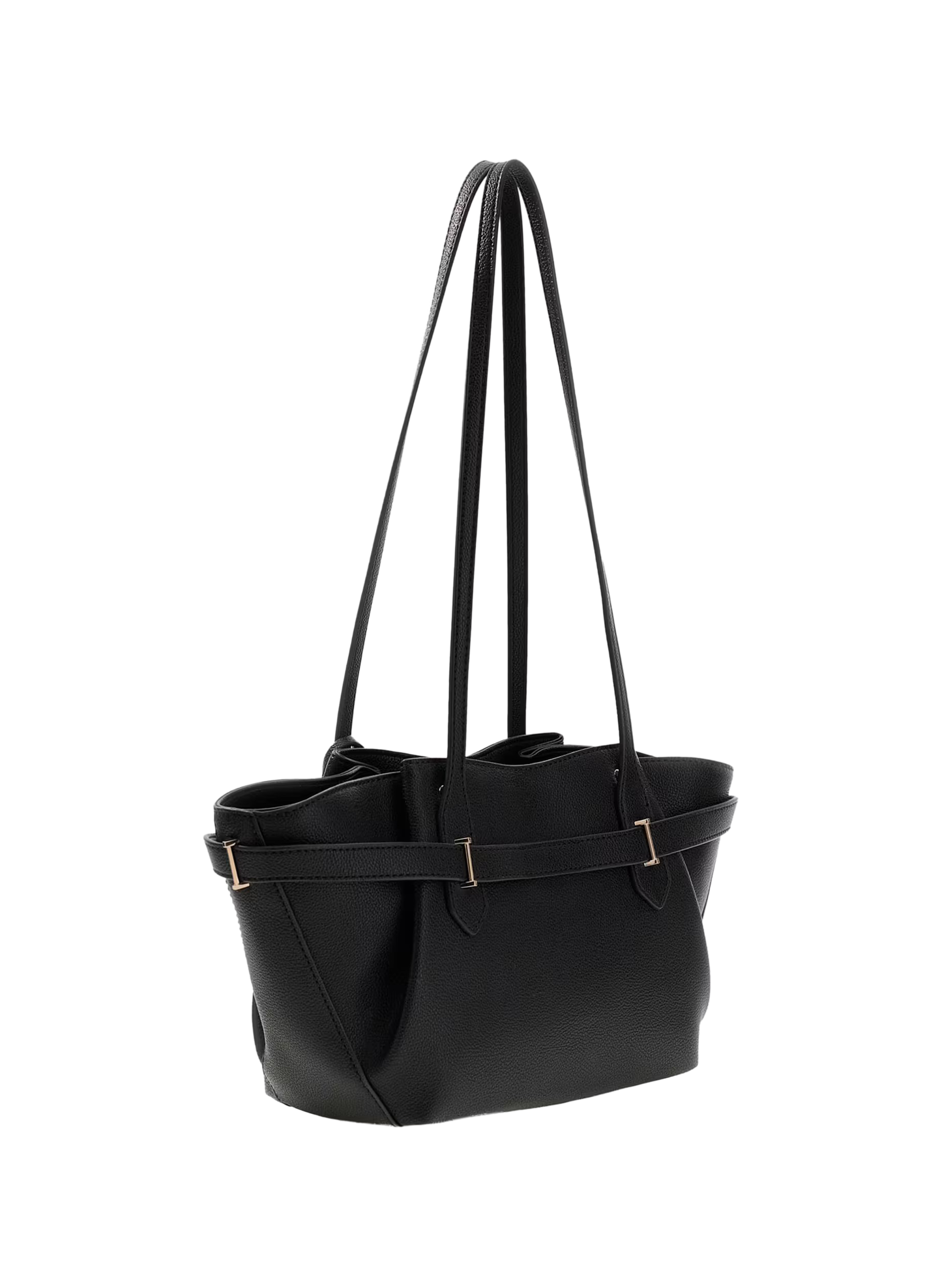 Shoulder bag with leather effect GUESS Black