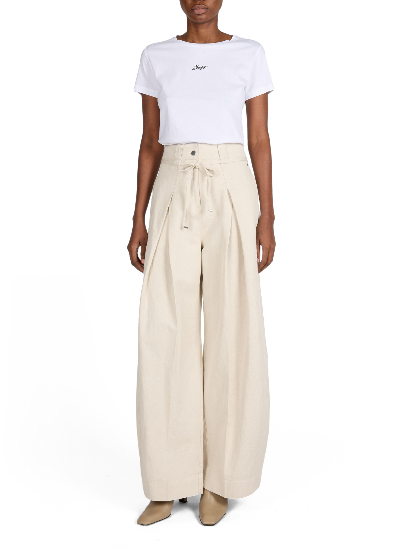 Classic Cotton T-Shirt BOSS White