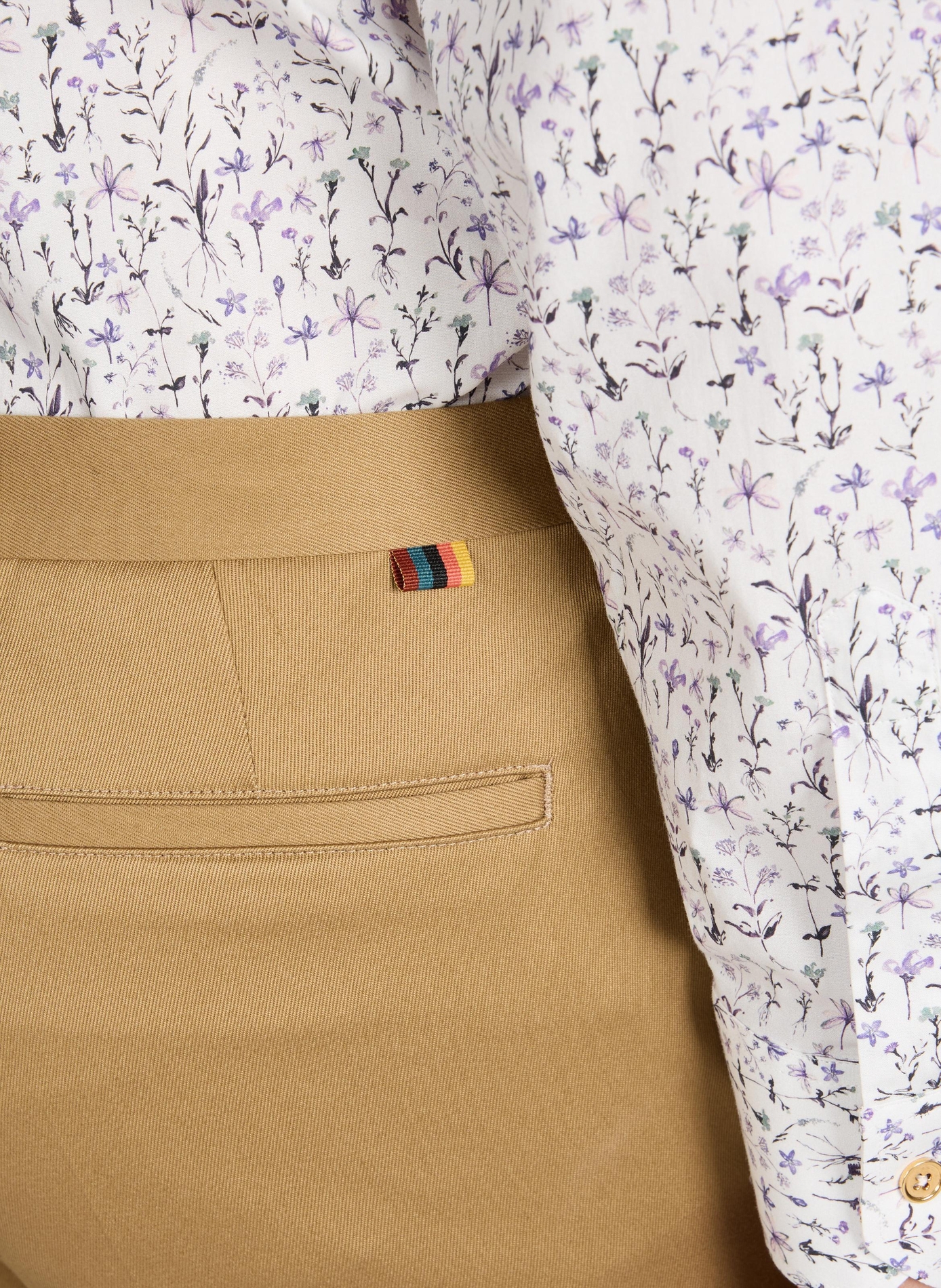 Cotton chino trousers PAUL SMITH Beige