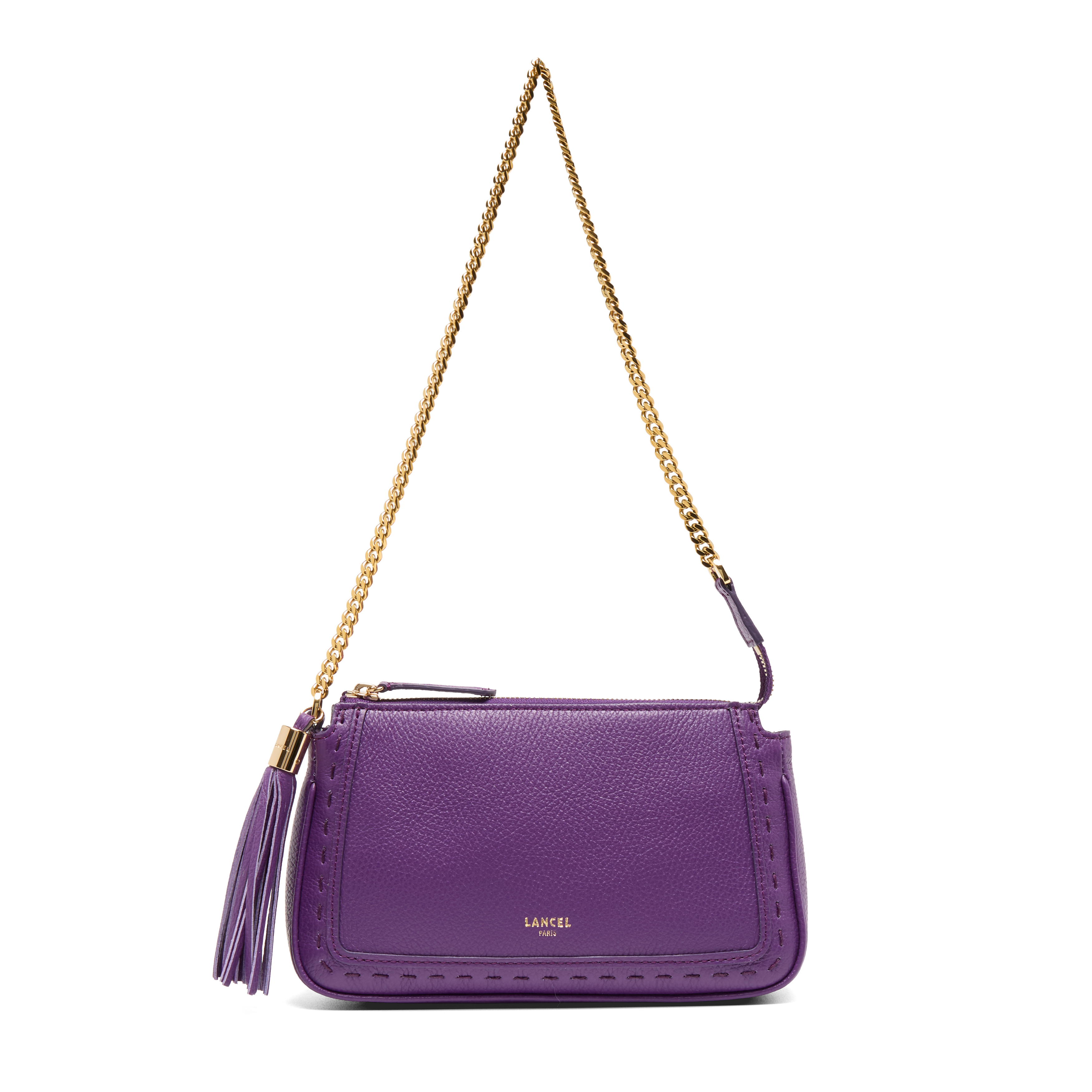 Pochette chaine premier flirt de lancel en cuir LANCEL Violet