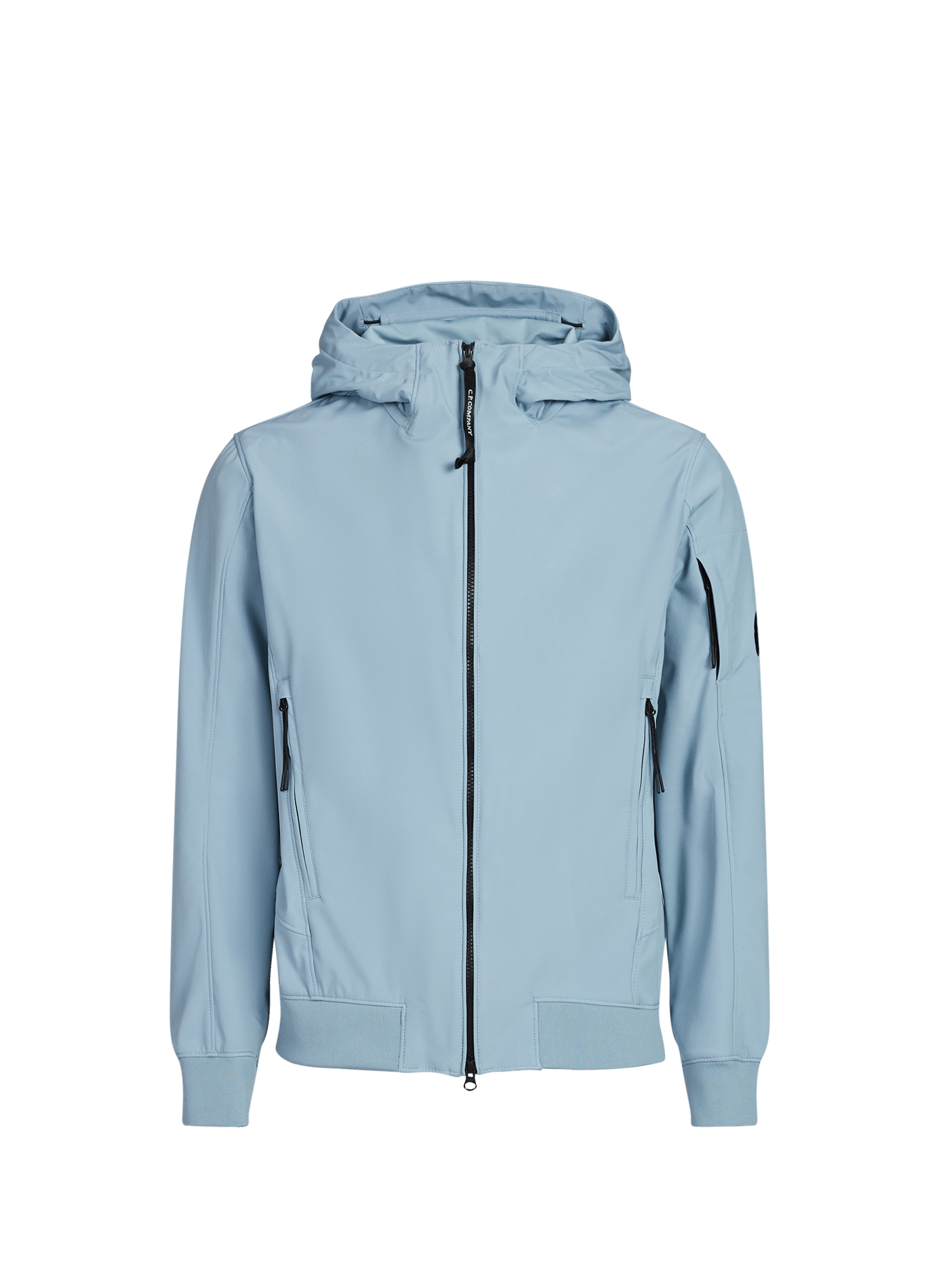 Hooded zipped jacket CP COMPANY Blue