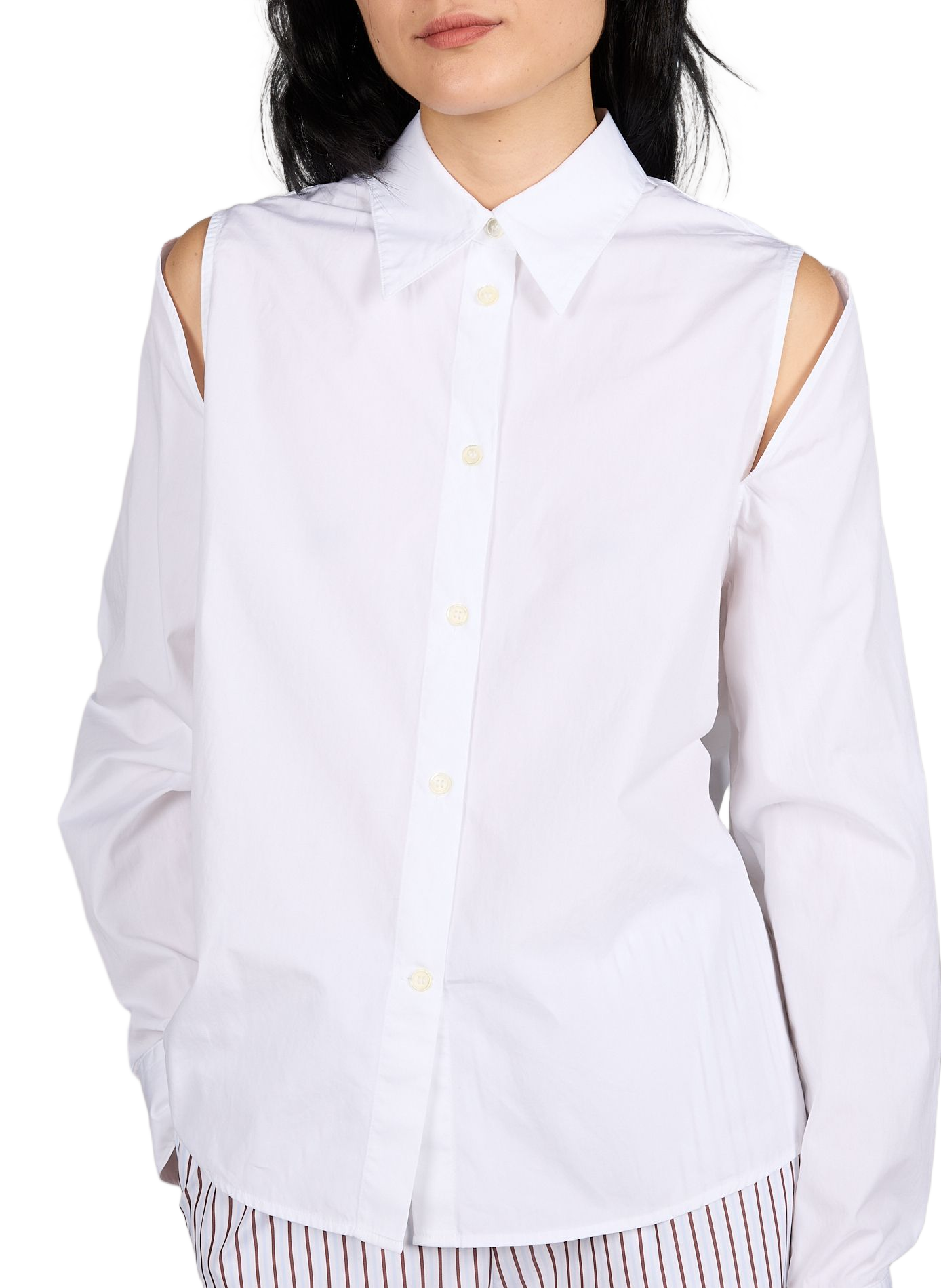 Chemise ample avec découpes OUR LEGACY Blanc