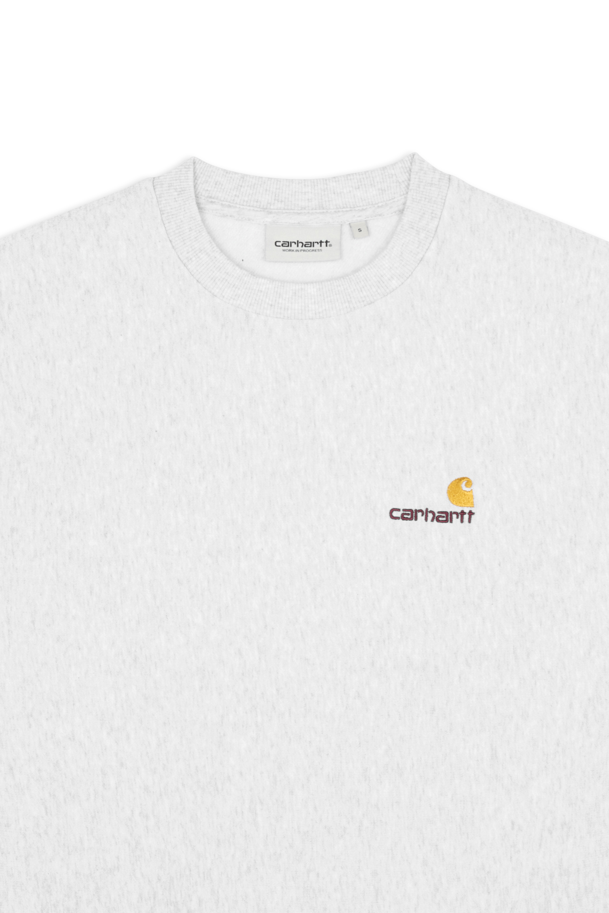 Sweatshirt w' american script sweat CARHARTT WIP Gris
