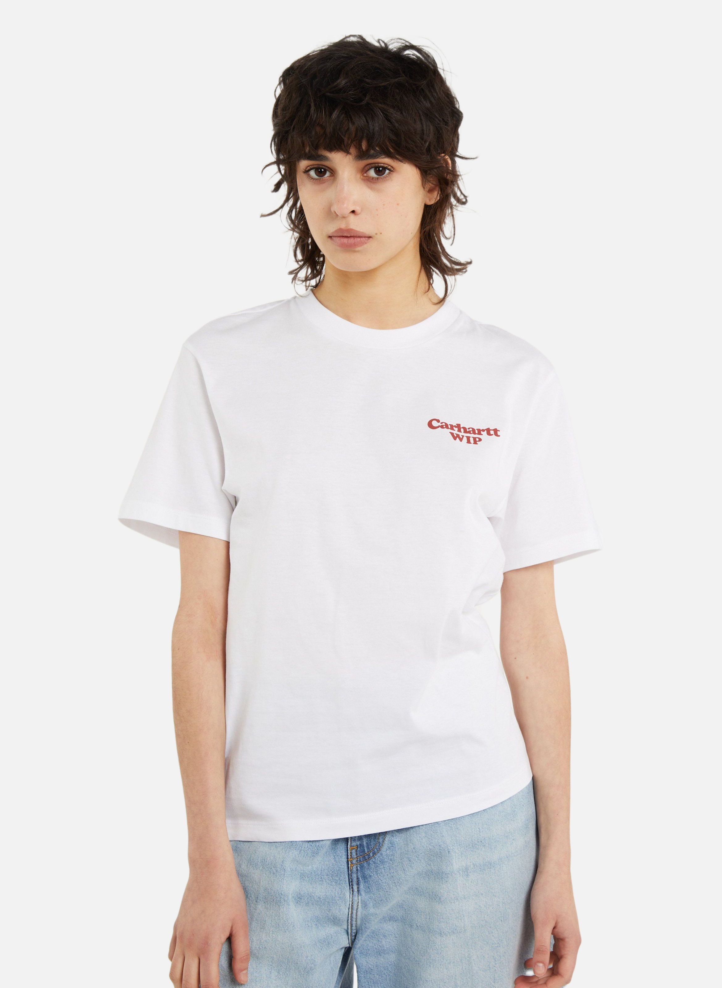 T-shirt w' s/s spoiled t-shirt CARHARTT WIP Blanc