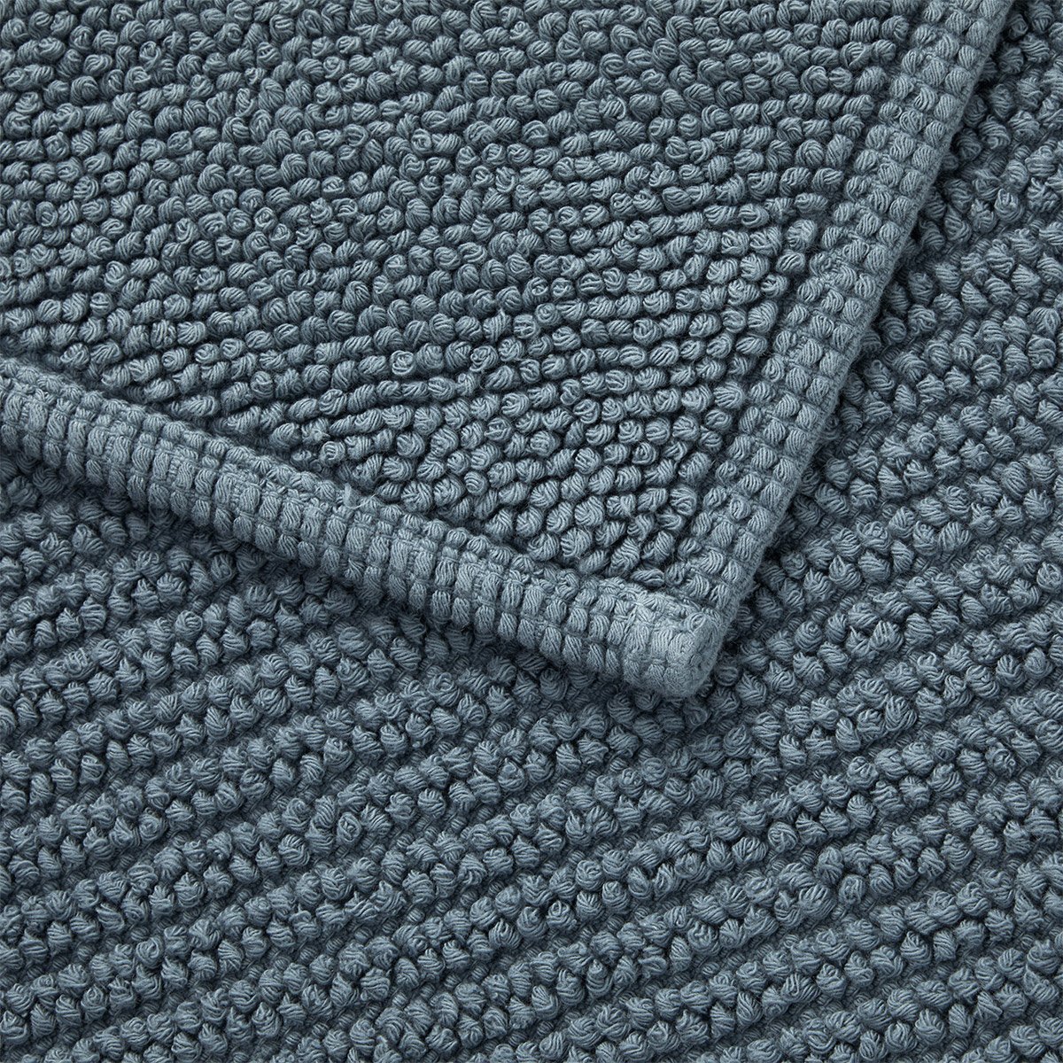Tapis de bain  en coton, ma douce DESFORGES Bleu
