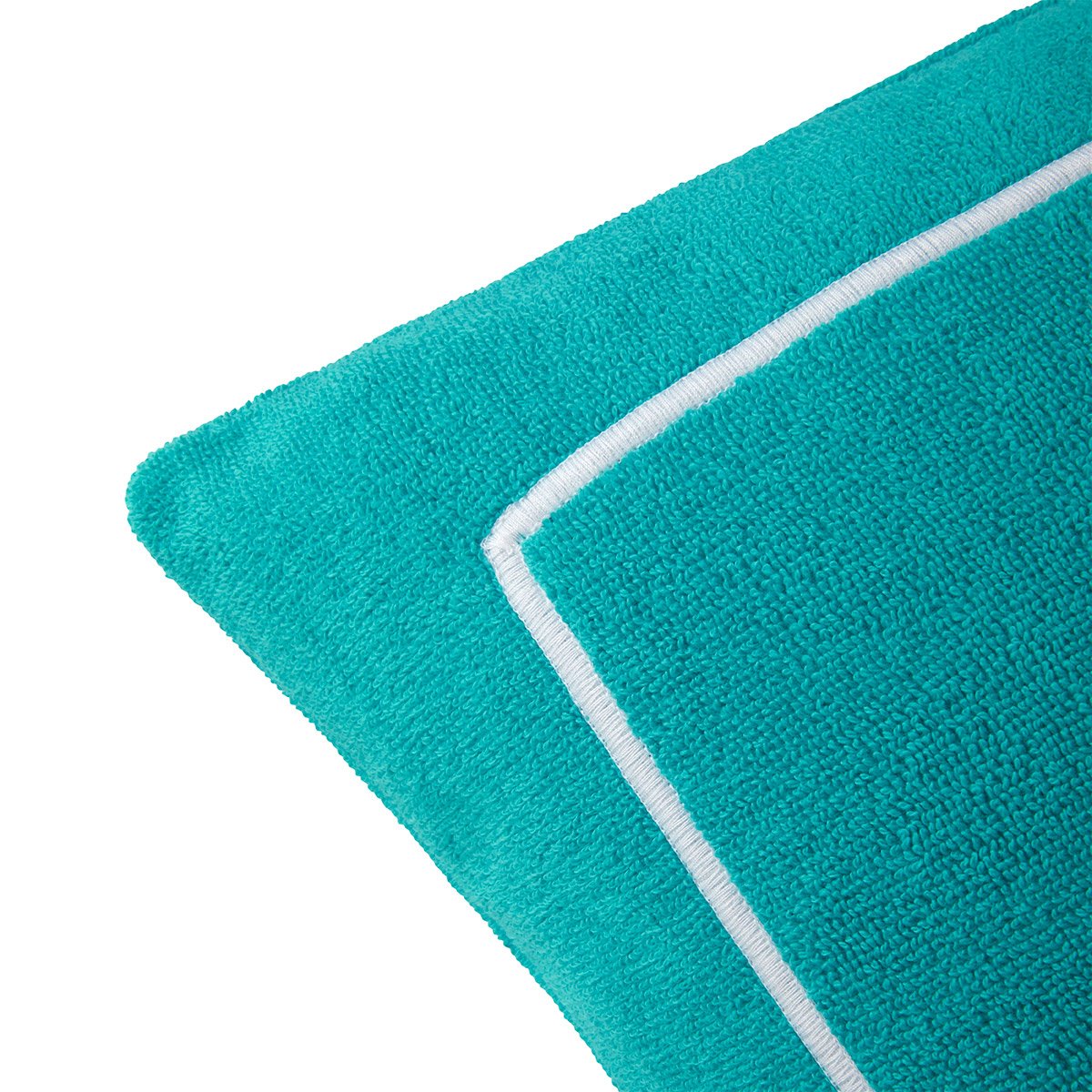 Coussin en coton, croisière YVES DELORME Bleu