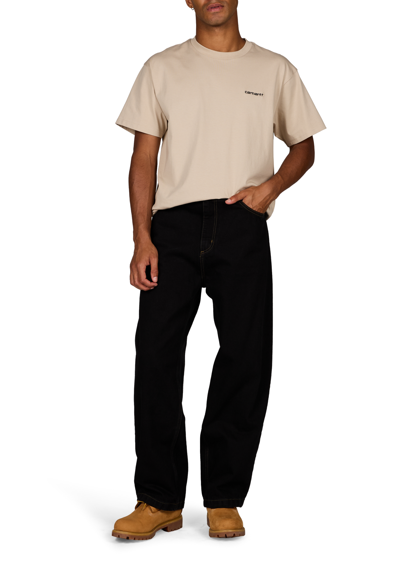 Baumwoll-T-Shirt CARHARTT WIP Beige