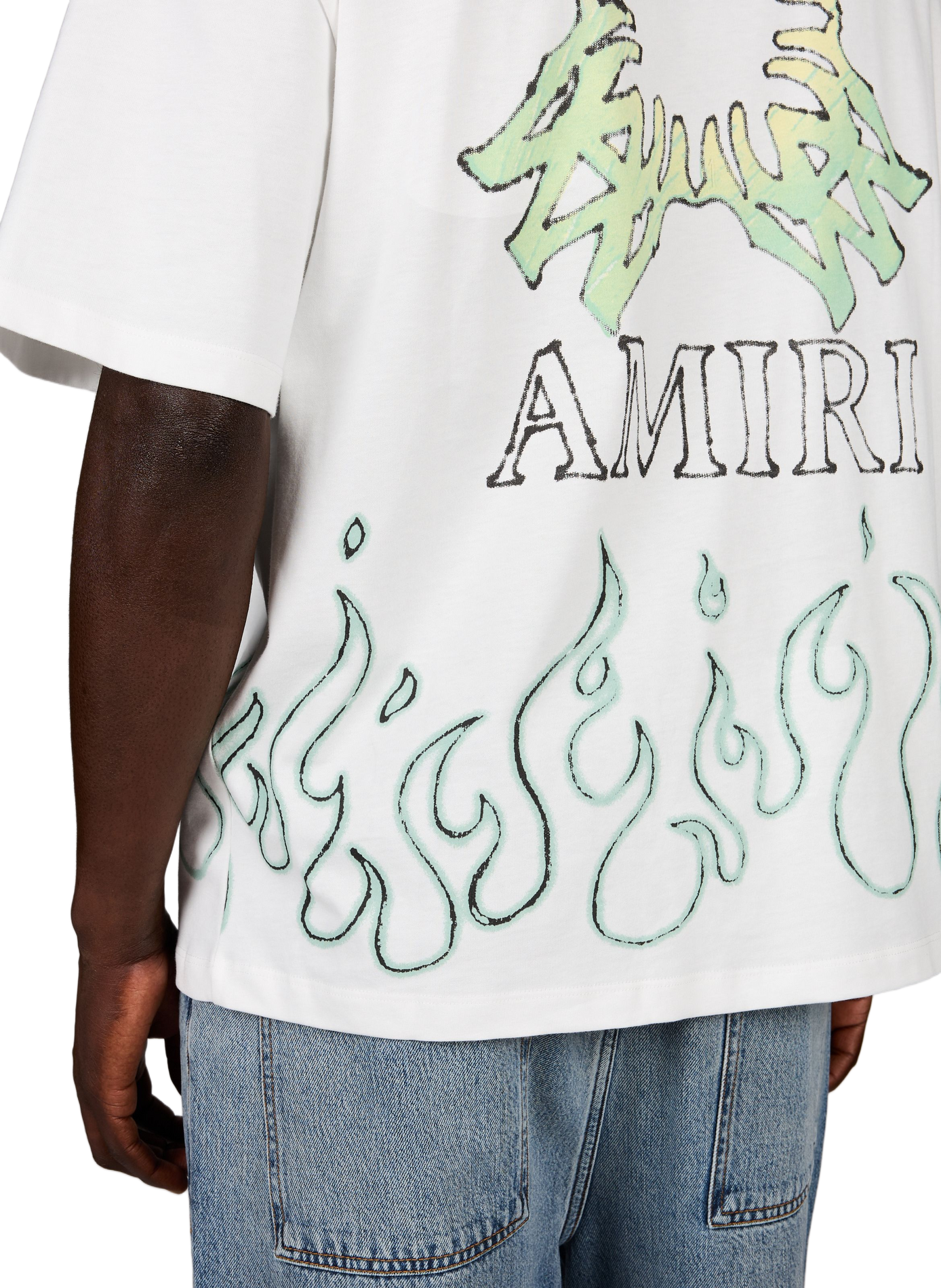 Printed T-shirt AMIRI White
