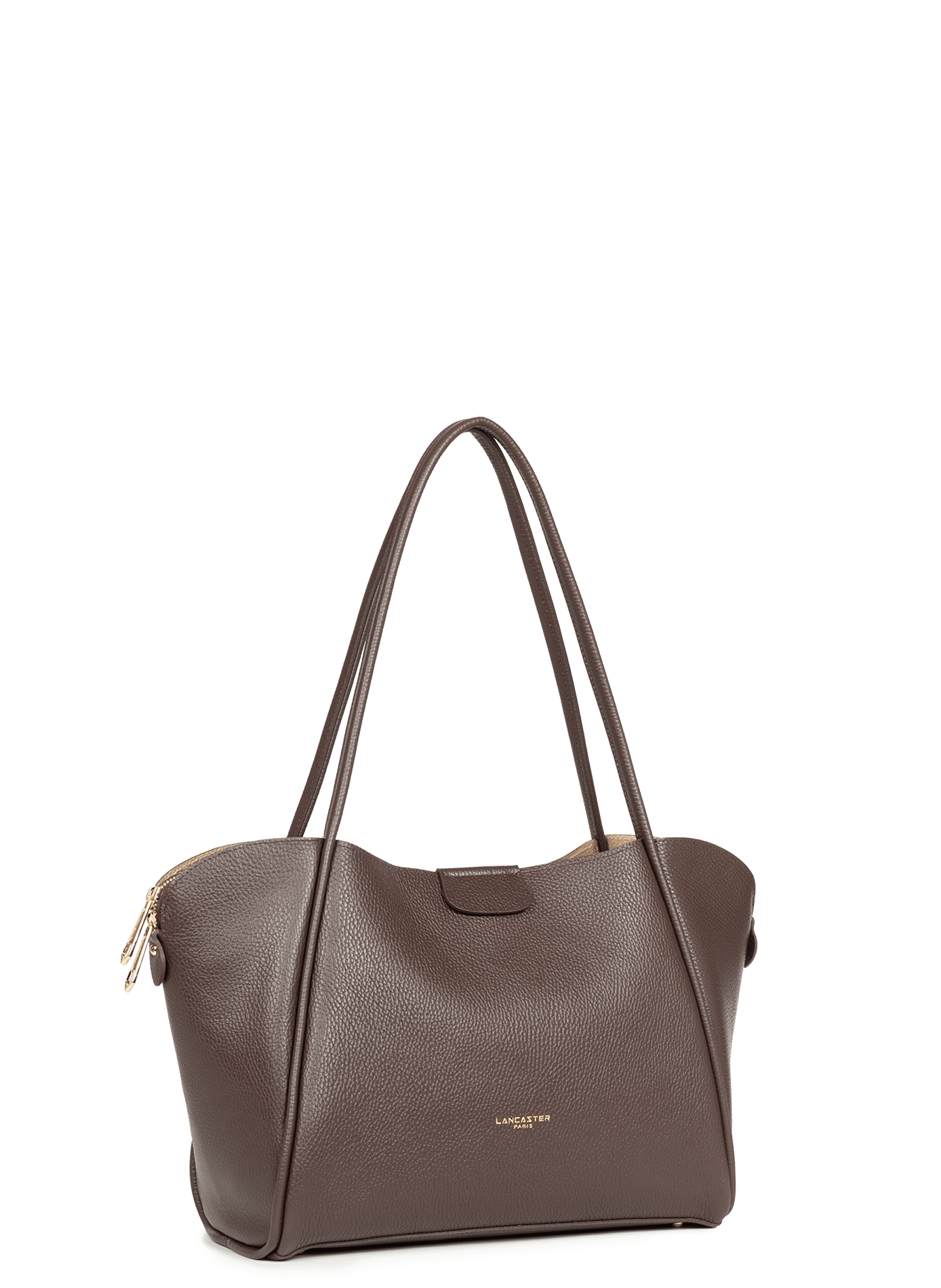 Très grand sac cabas épaule - ida double | Marron LANCASTER Femme
