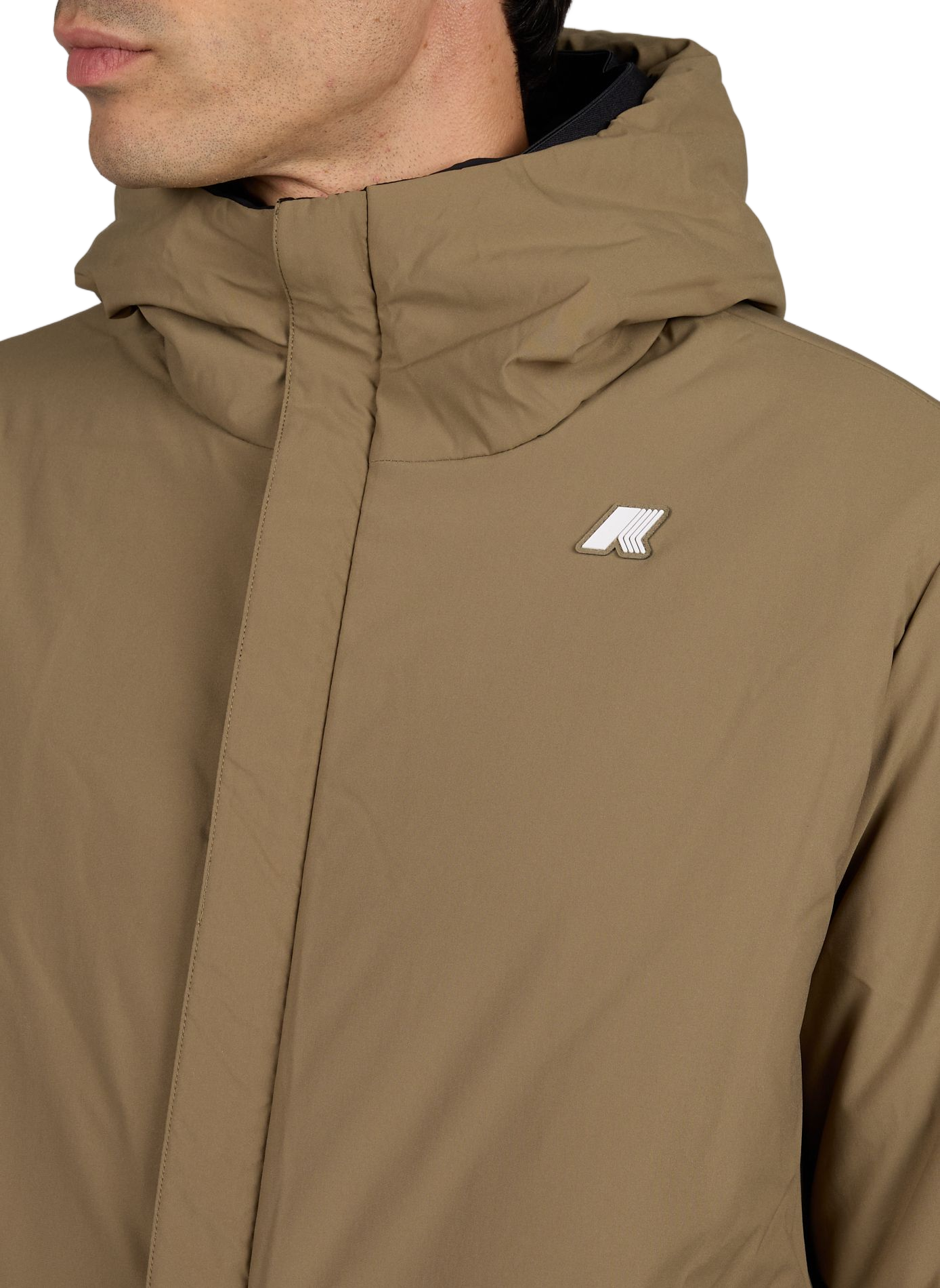 Wendeparka in mittlerer Länge Jacob St Warm K-WAY Khaki