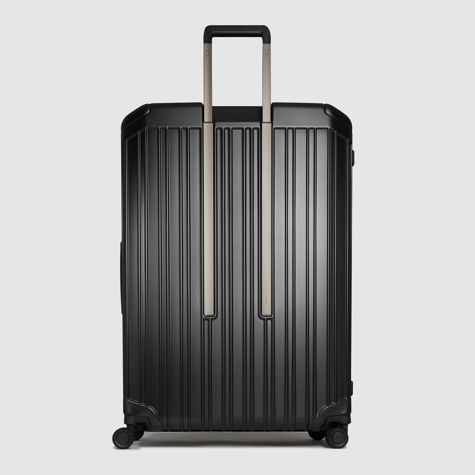 Koffer met 4 extra grote wielen PIQUADRO Zwart