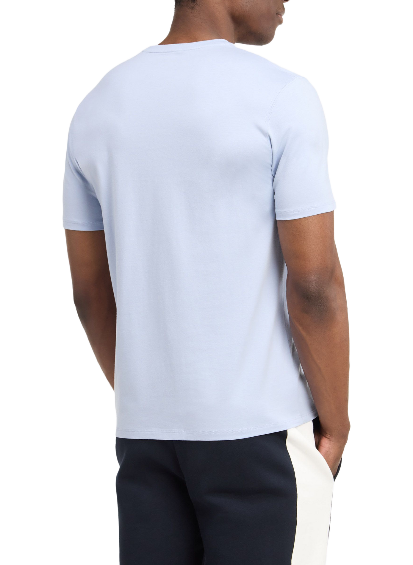 Tee-shirt col rond en coton EDEN PARK Blauw