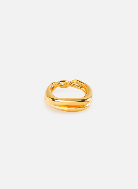 The JACQUEMUS golden nodi ring 