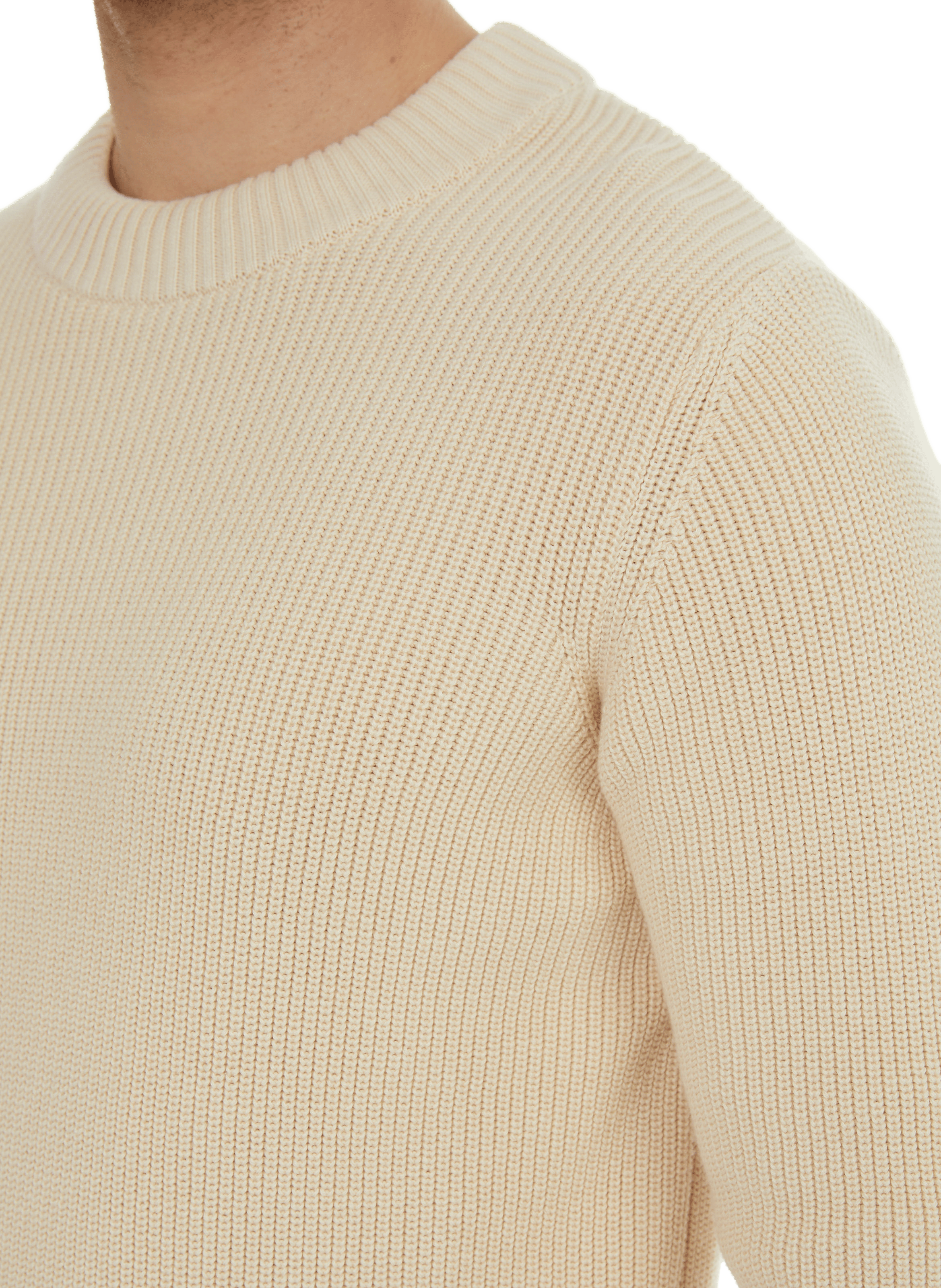 Pull en coton  AU PRINTEMPS PARIS Beige