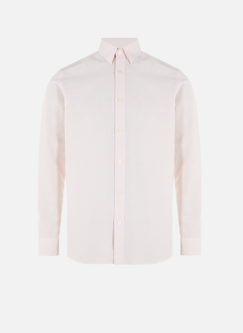RoseSELECTED cotton and linen shirt 