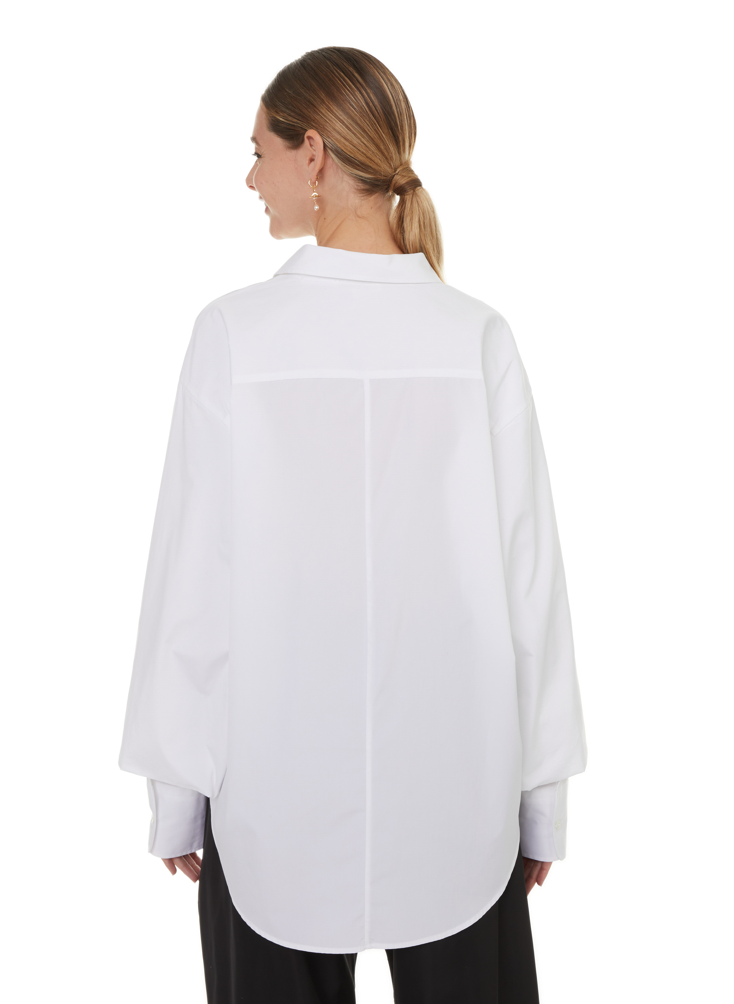 Loose-fit cotton shirt BITE STUDIOS White