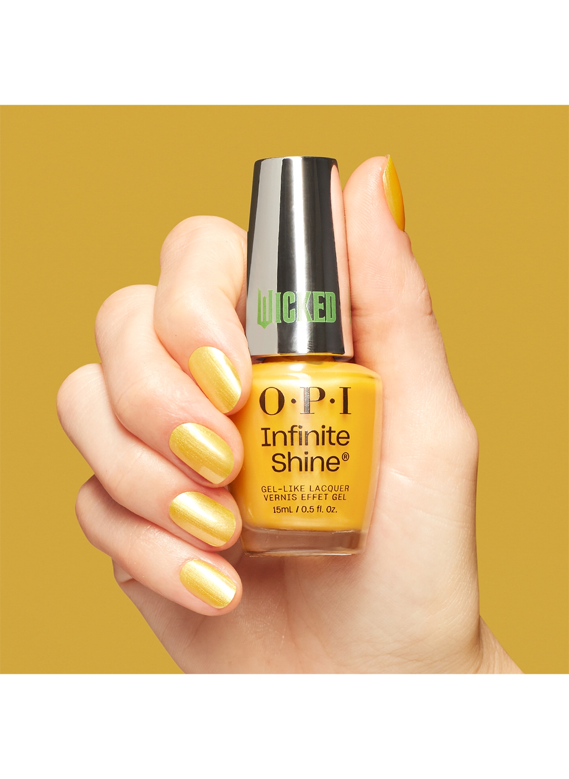 Yellow Brick Road - Long-lasting gel effect nail polish OPI Hrr16