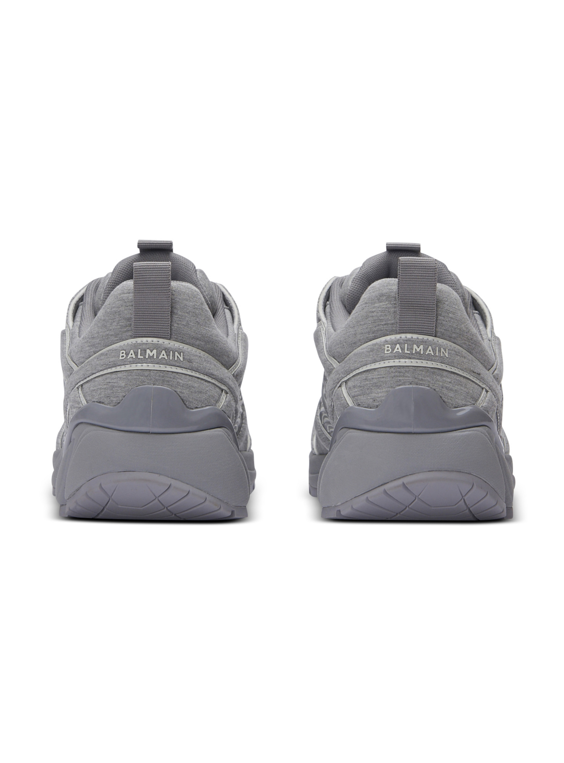 Baskets cosmic dust en molleton BALMAIN Blanc