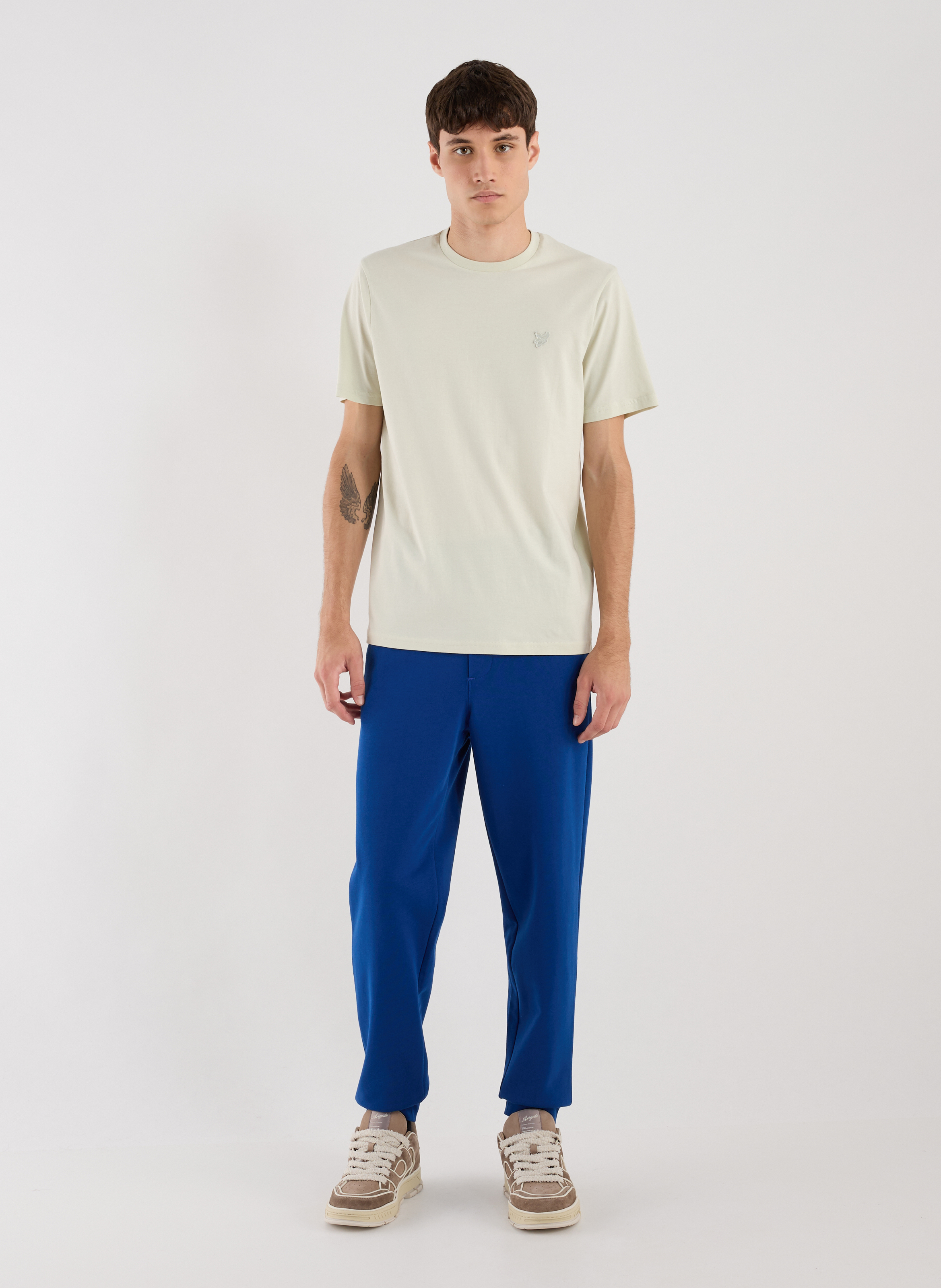 Logo T-shirt LYLE & SCOTT Beige