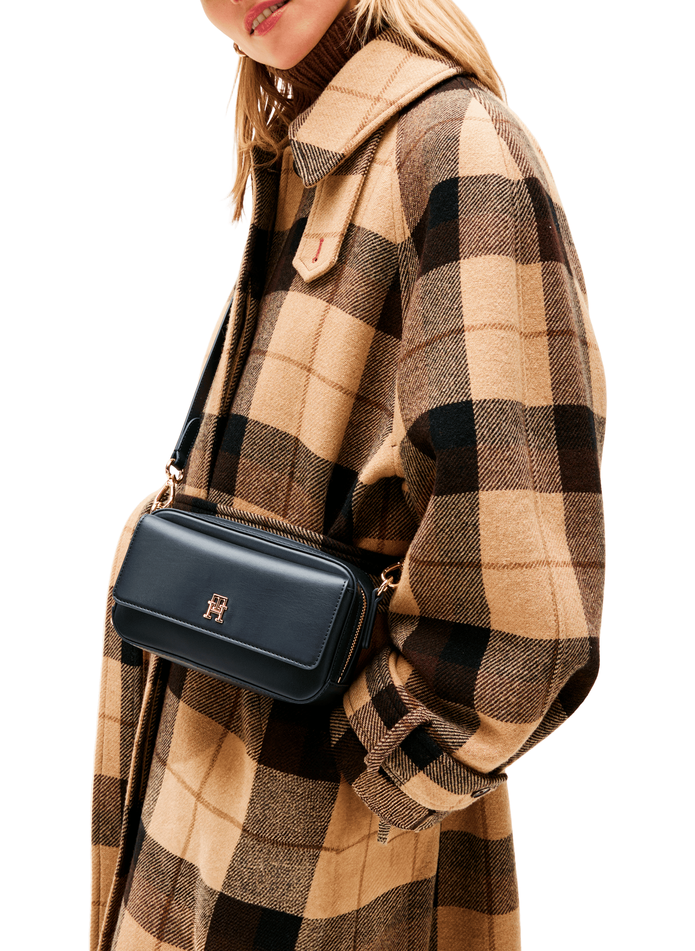 Shoulder bag with logo TOMMY HILFIGER Blue