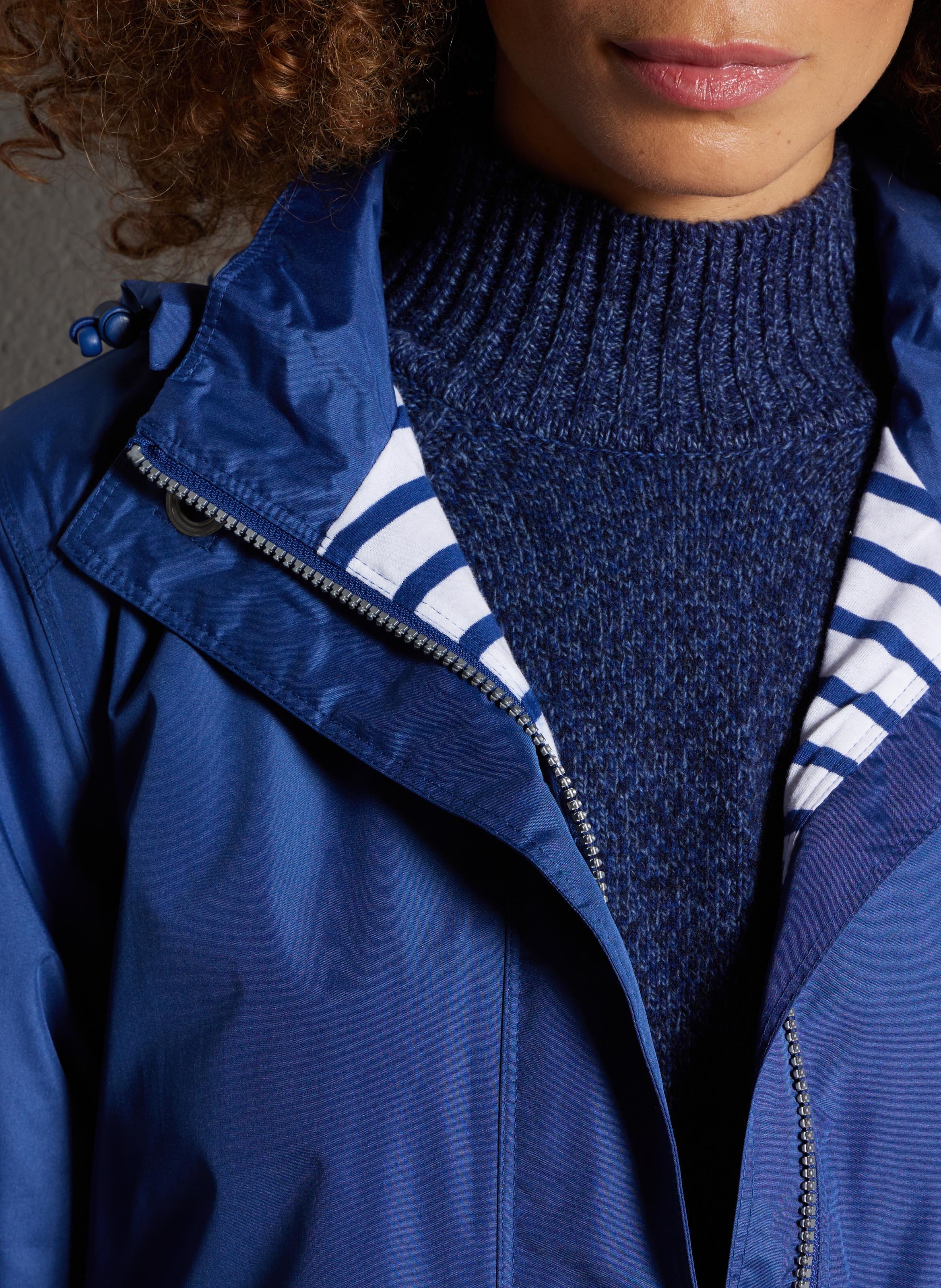 Coupe-vent à capuche audierne ARMOR-LUX Bleu