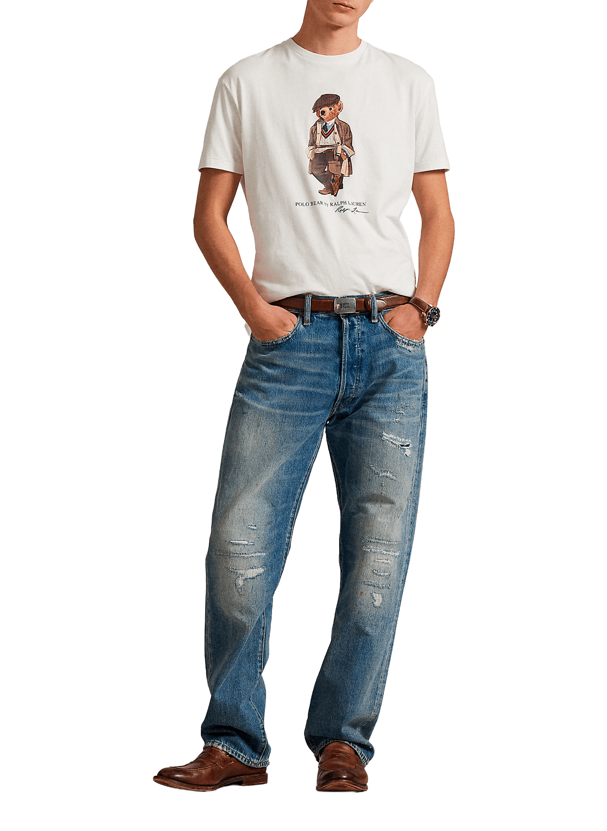 Printed cotton T-shirt POLO RALPH LAUREN White