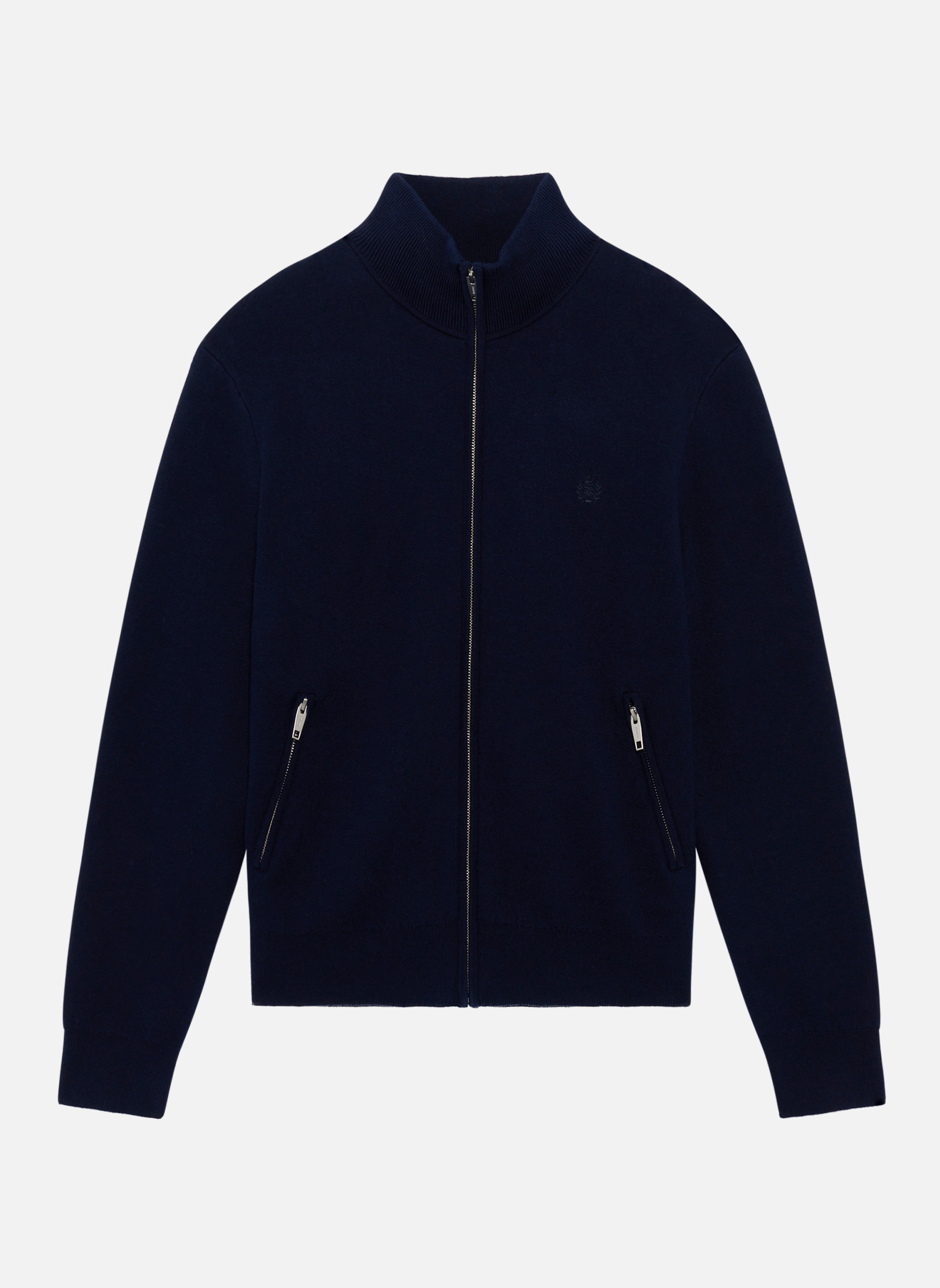 Cardigan double face à zip THE KOOPLES Bleu