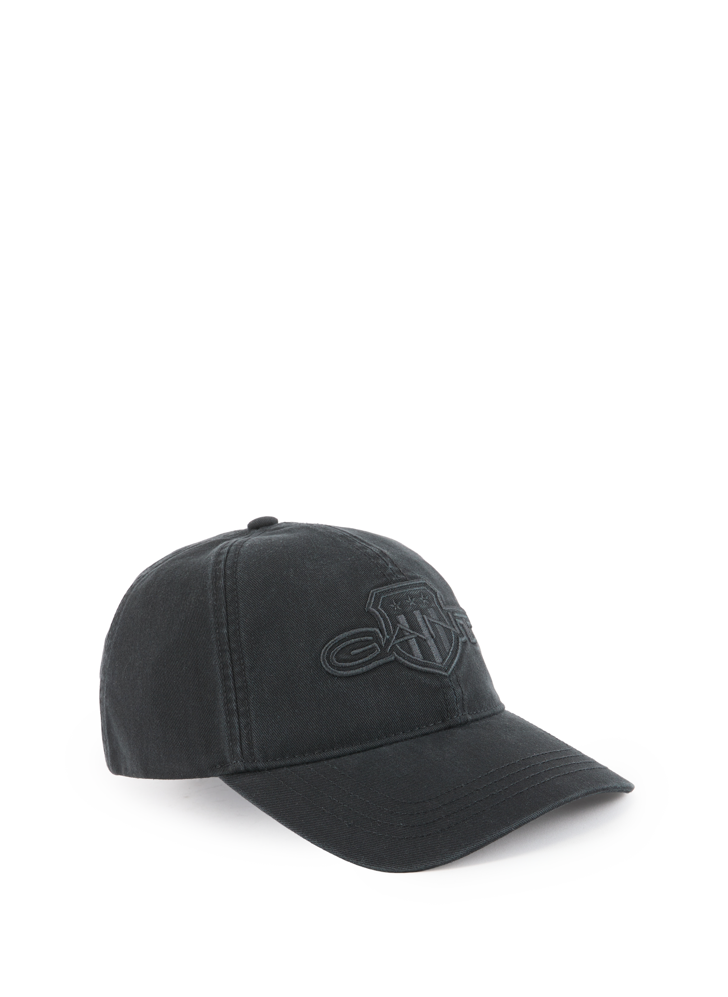 GANT Casquette brodée en coton Noir
