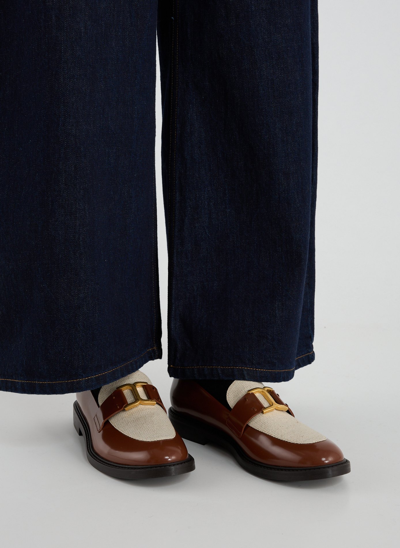 Mocassins en cuir Marcie CHLOÉ Marron