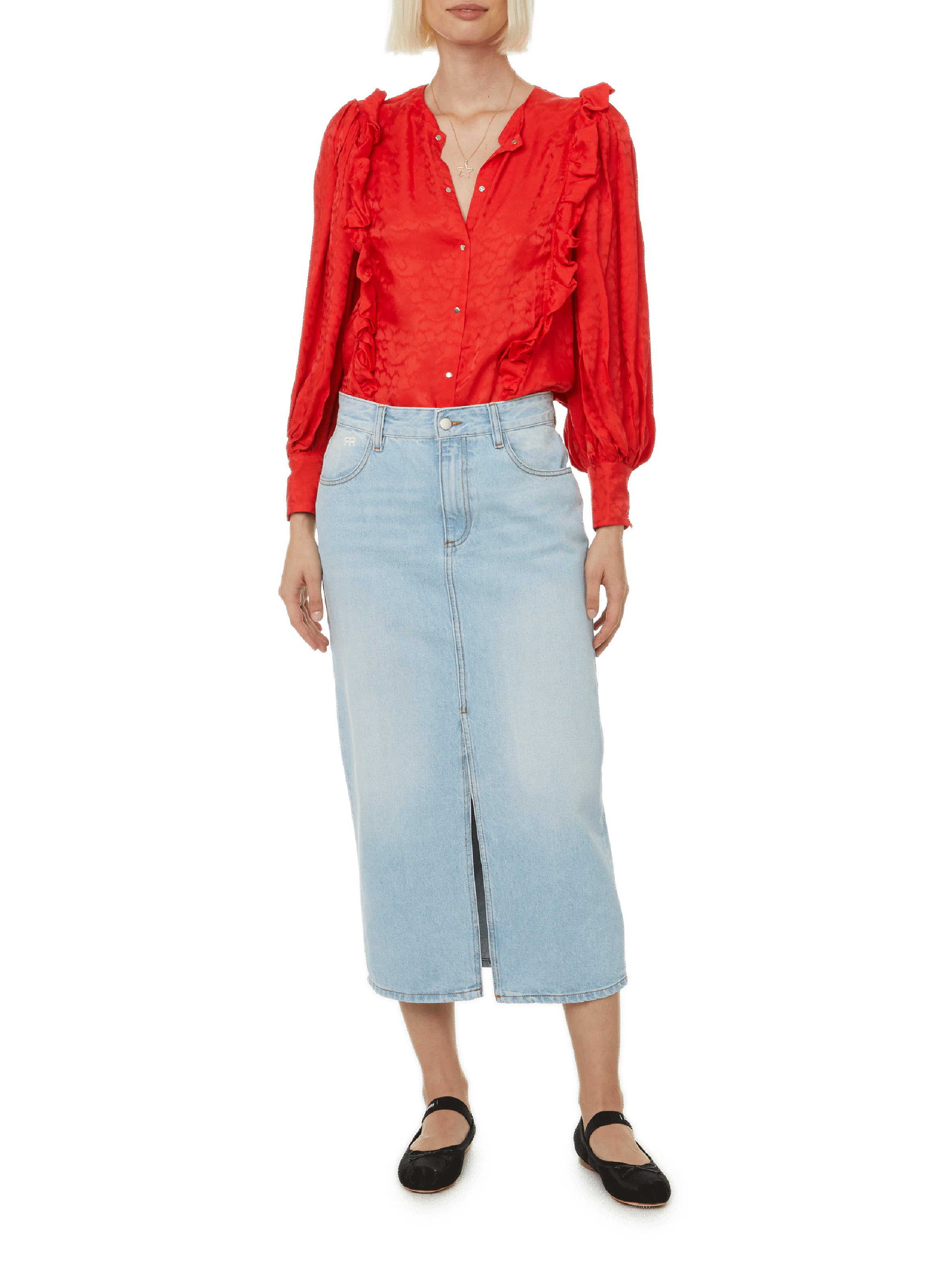 Jupe Mona en jean ROSEANNA Bleu