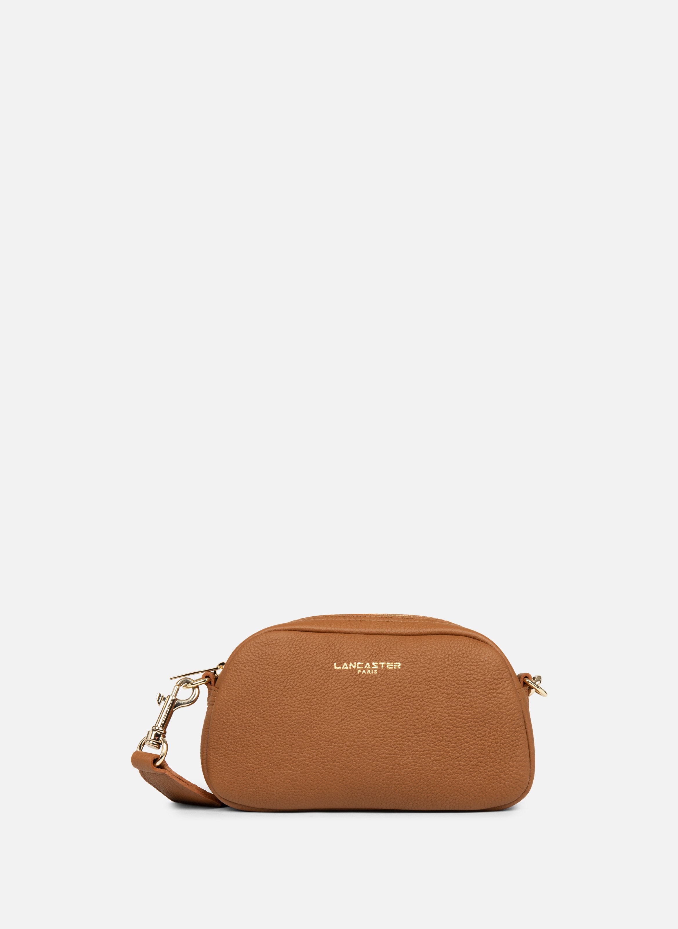 LANCASTER Small crossbody bag - Studio Mimi Brown