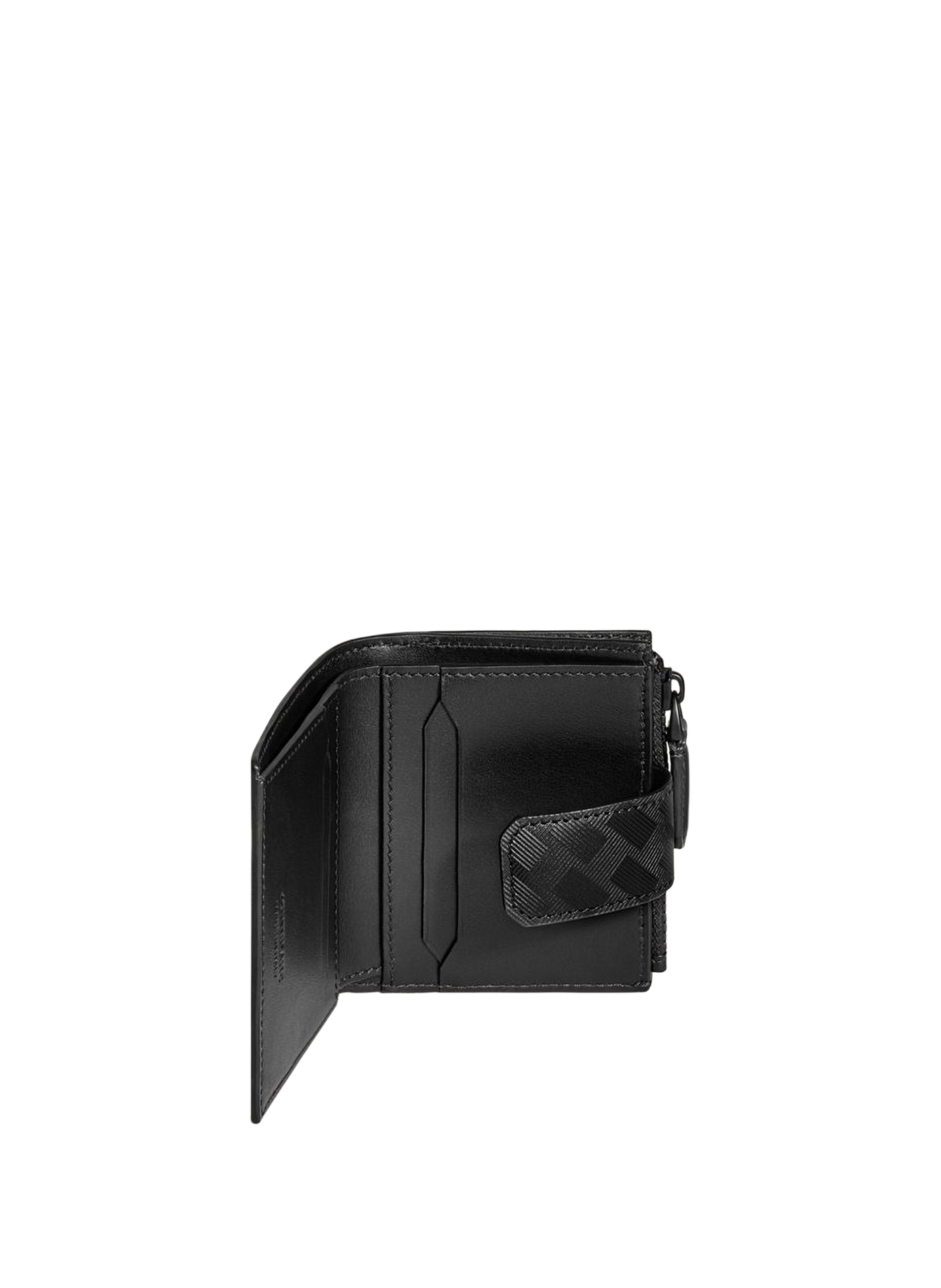 Compact leather wallet MONTBLANC Black