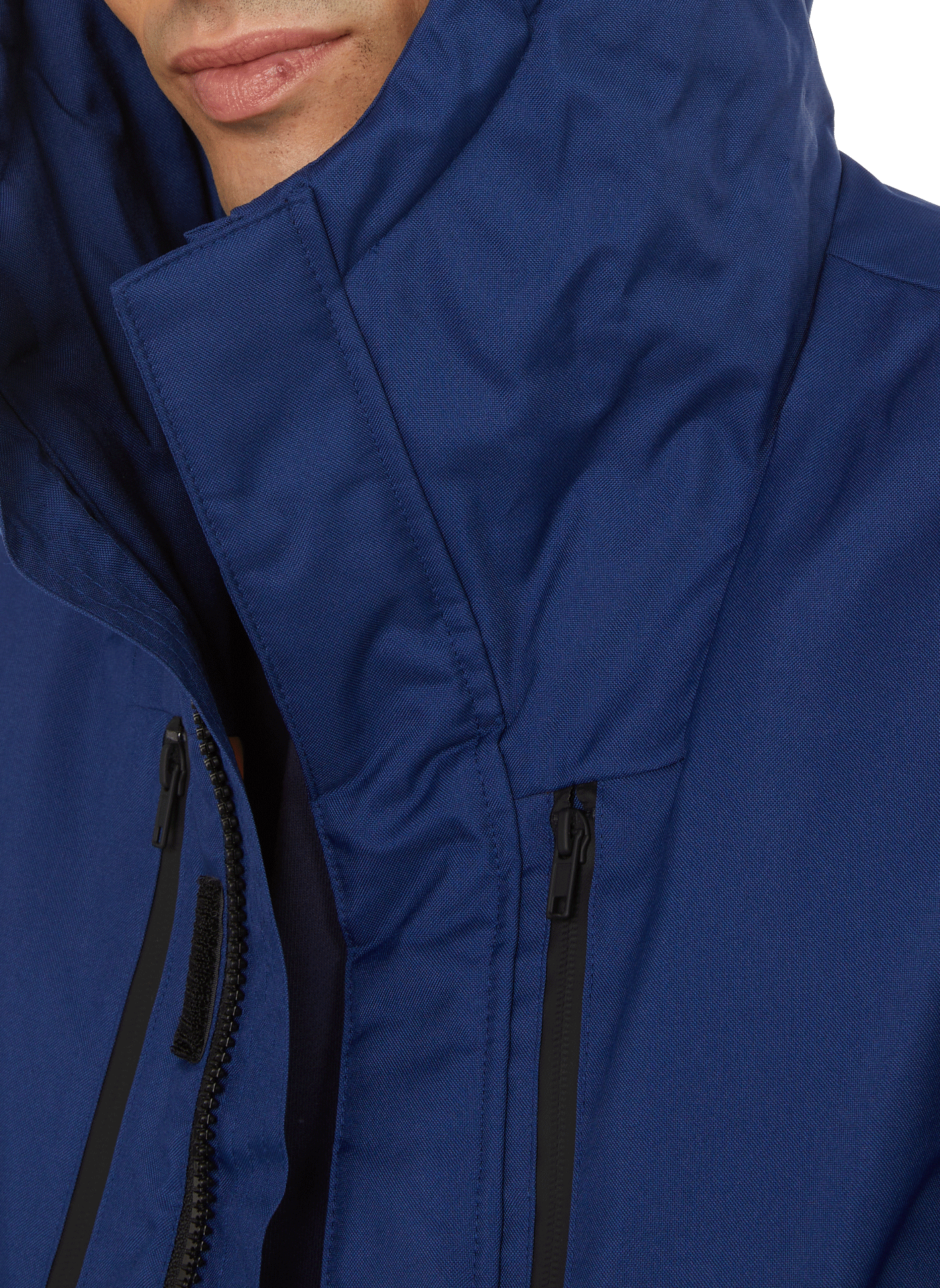 Parka à capuche 45.EW Bleu