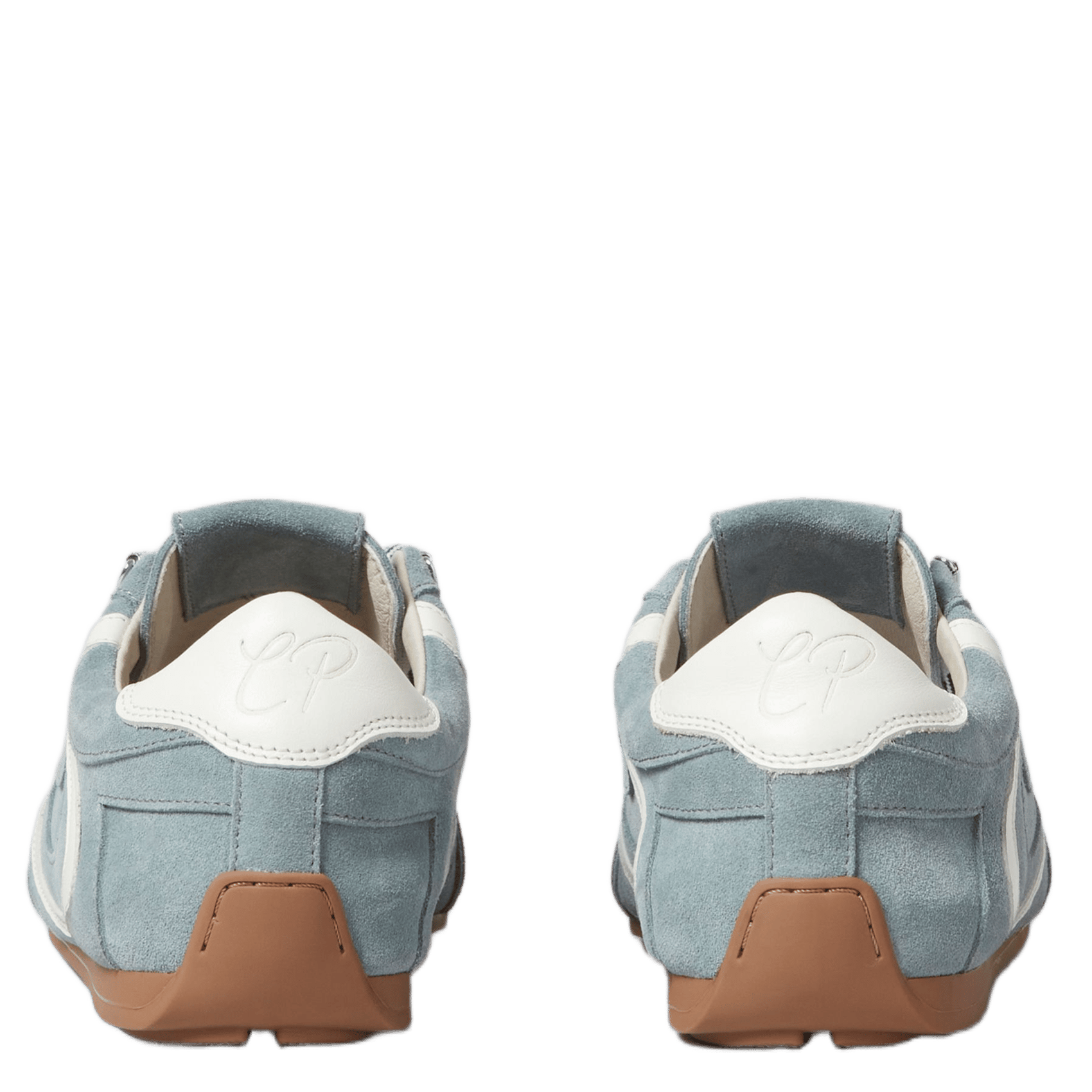 Baskets basses en cuir velours CLAUDIE PIERLOT Bleu