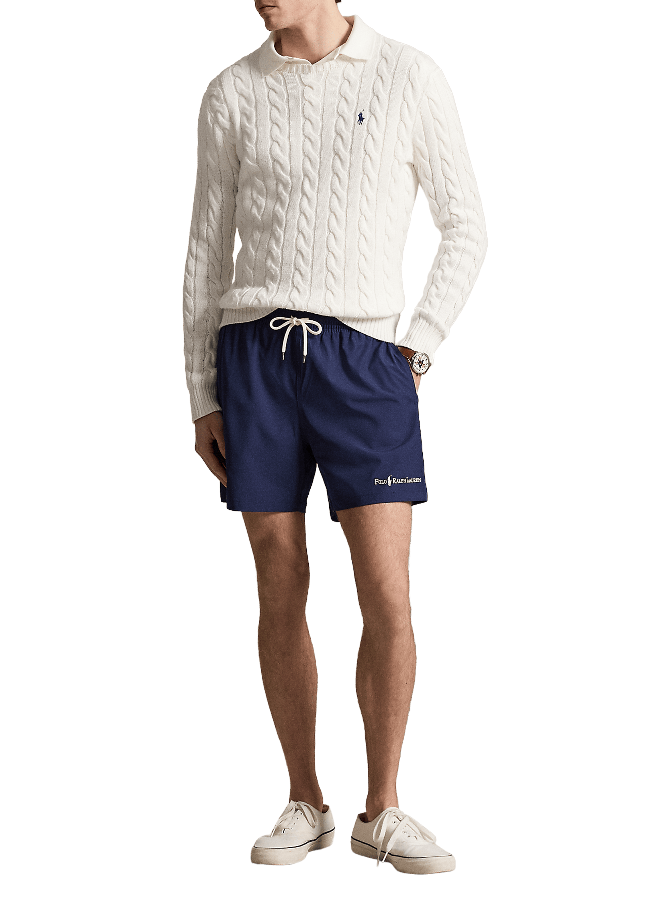 Short de bain à logo brodé POLO RALPH LAUREN Bleu