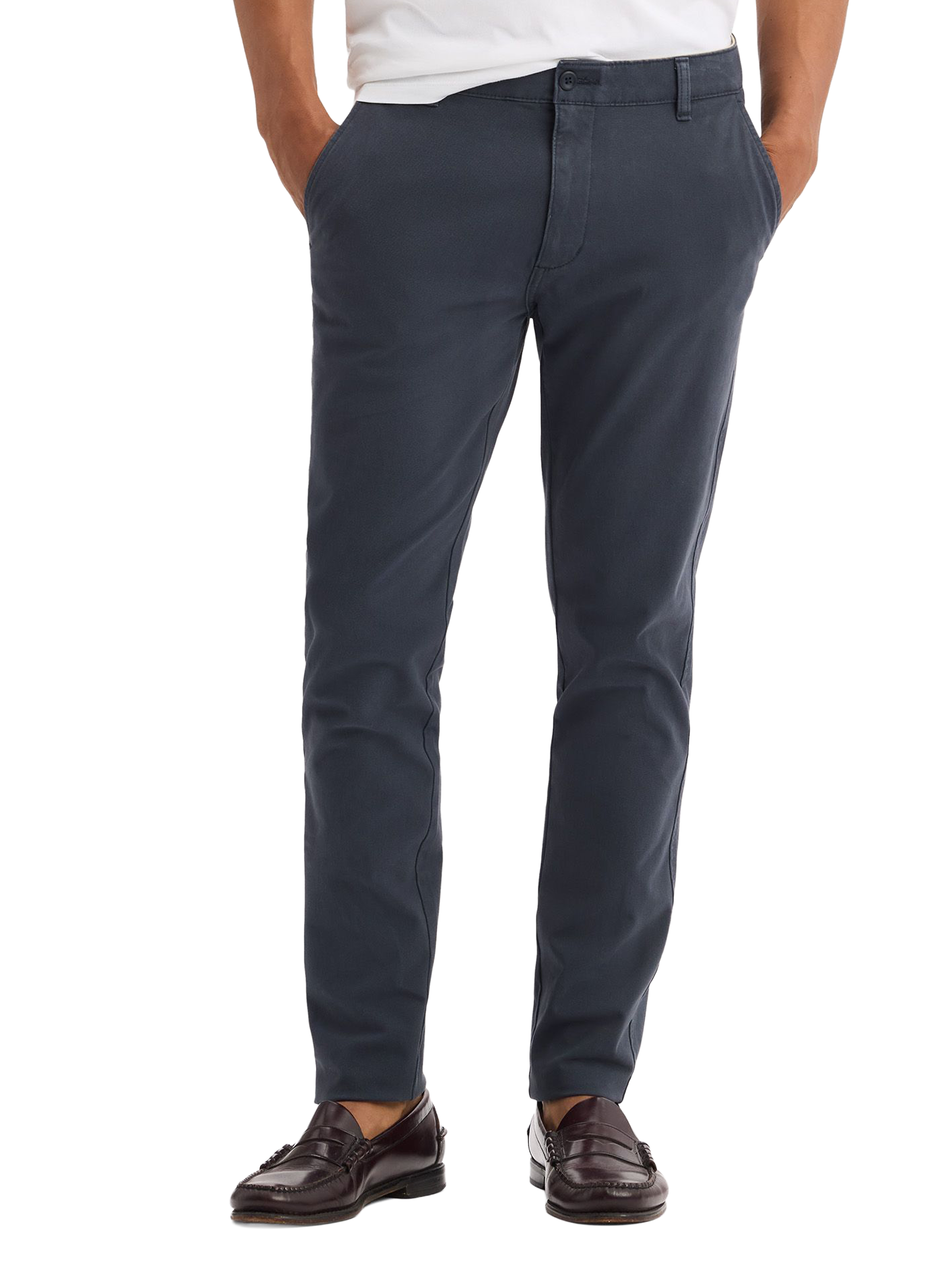 Pantalon chino en coton mélangé DOCKERS Bleu