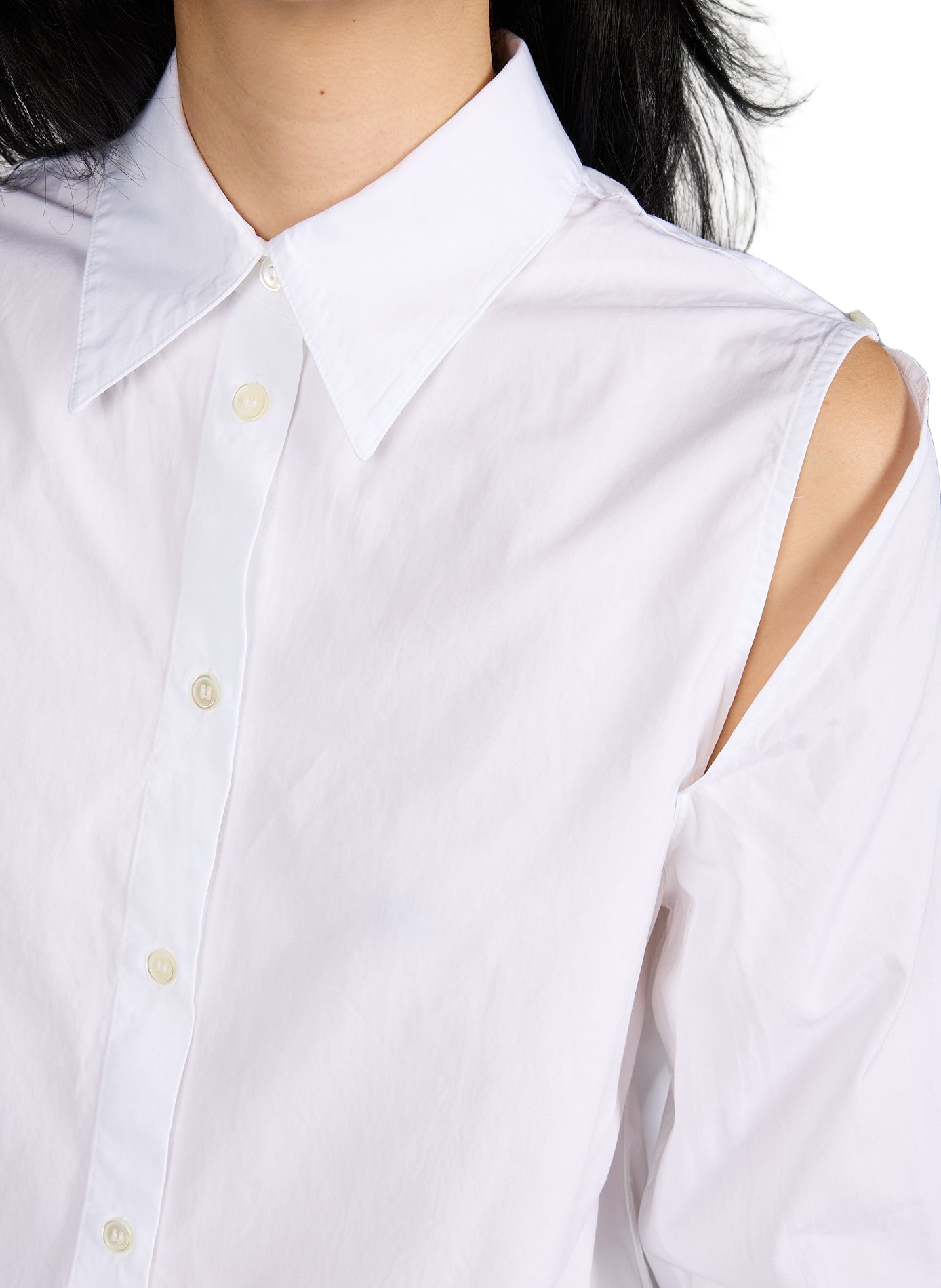 Chemise ample avec découpes OUR LEGACY Blanc