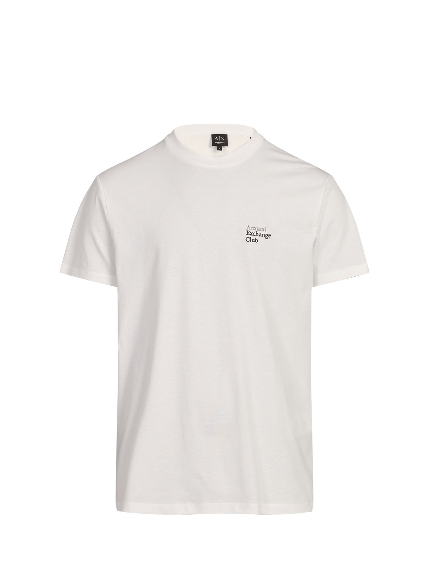 Maglietta con logo in cotone ARMANI EXCHANGE Bianco