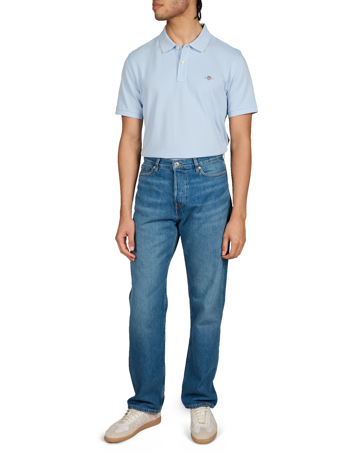  Cotton polo shirt  GANT Blue