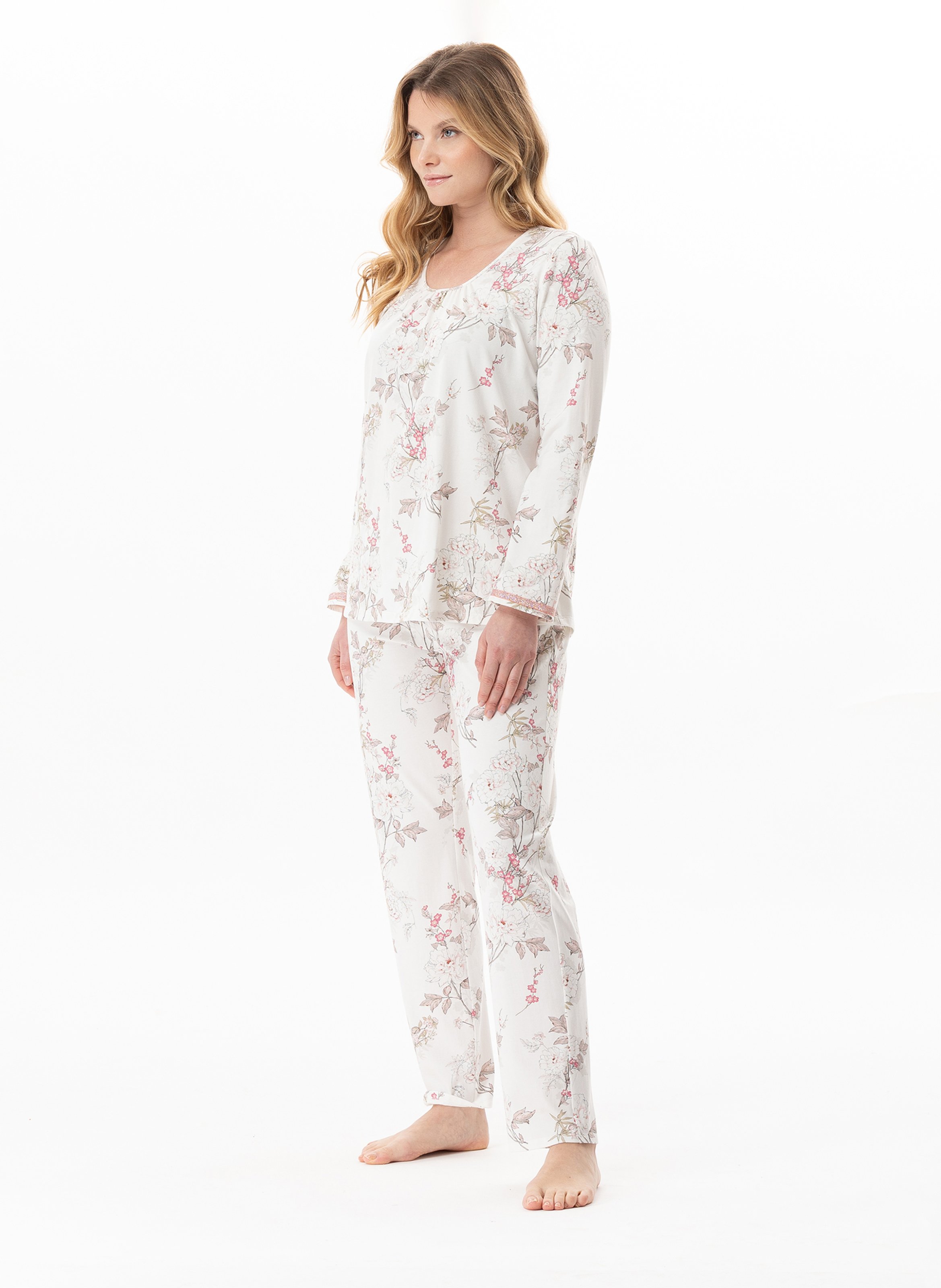 Pyjama en coton modal kelly 102 LE CHAT Multicolore