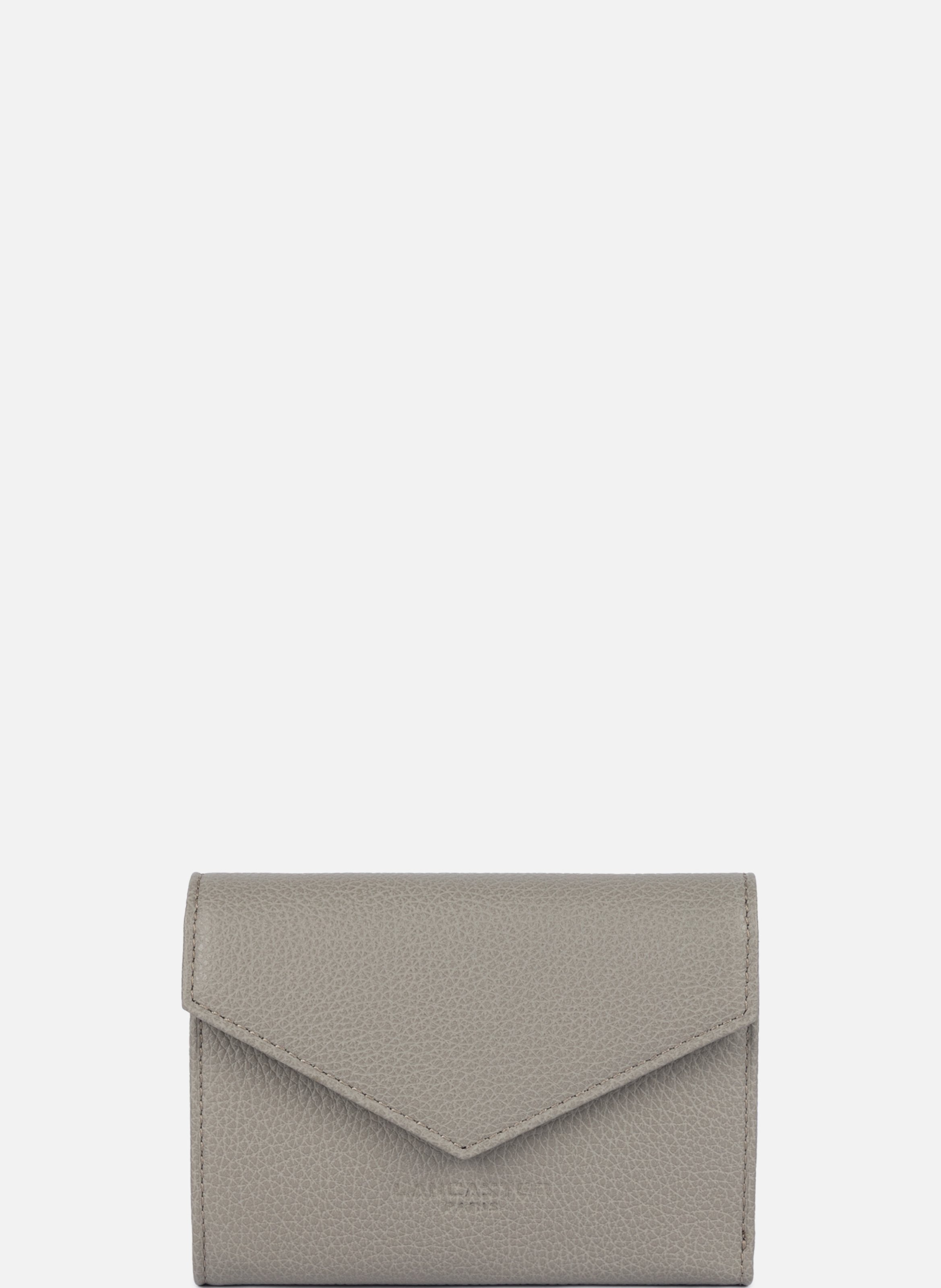 Back to back wallet - foulonné pm LANCASTER Grey