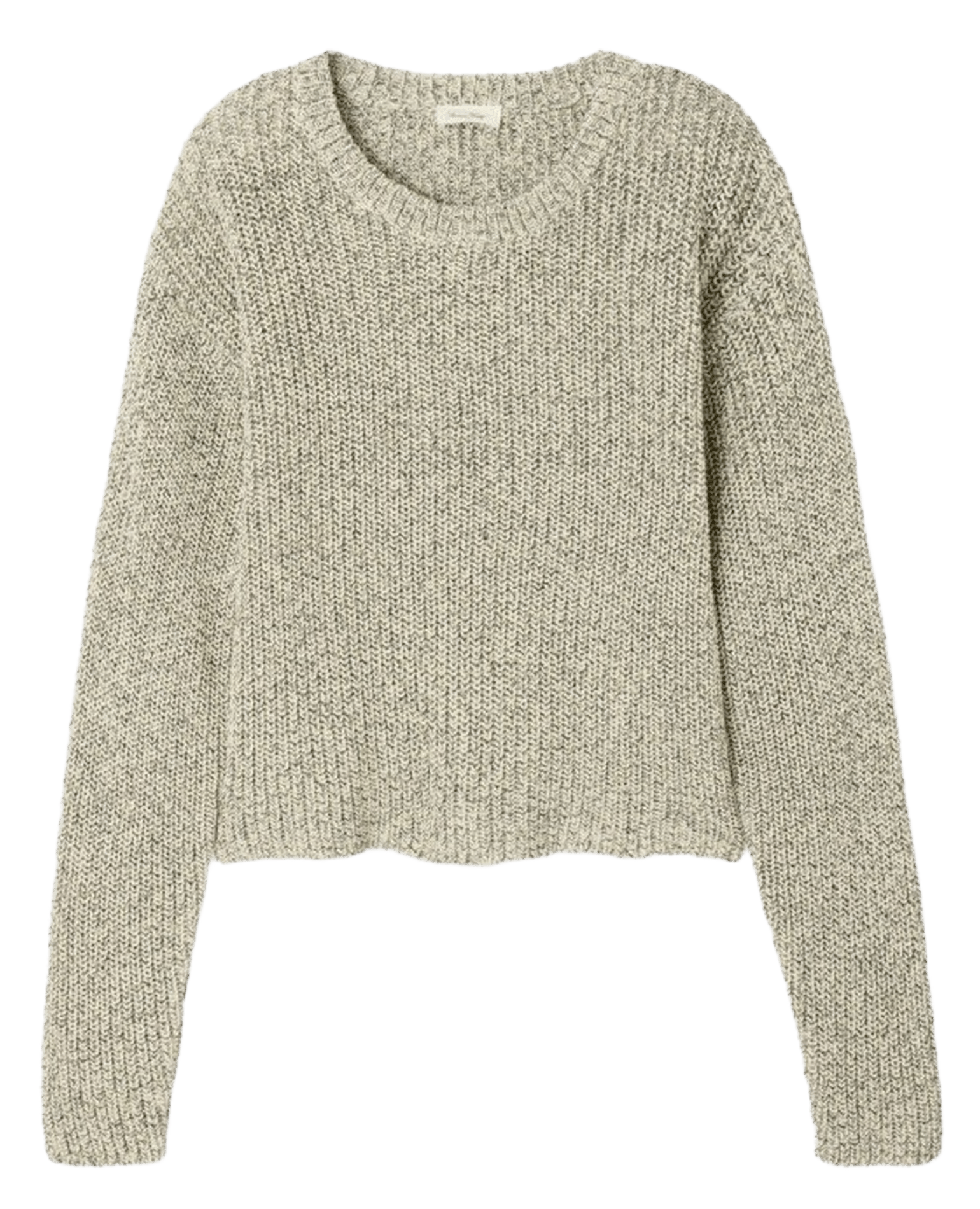 Pull droit col rond en coton bio twily AMERICAN VINTAGE Jaune