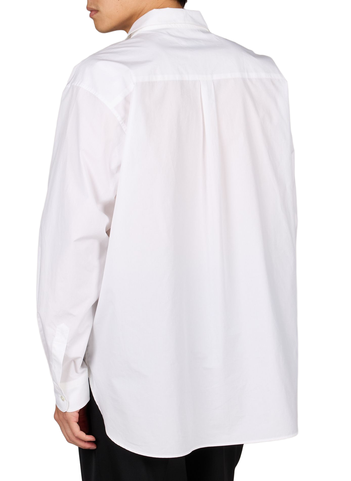 Chemise oversize à col v en coton  SSSTEIN Blanc