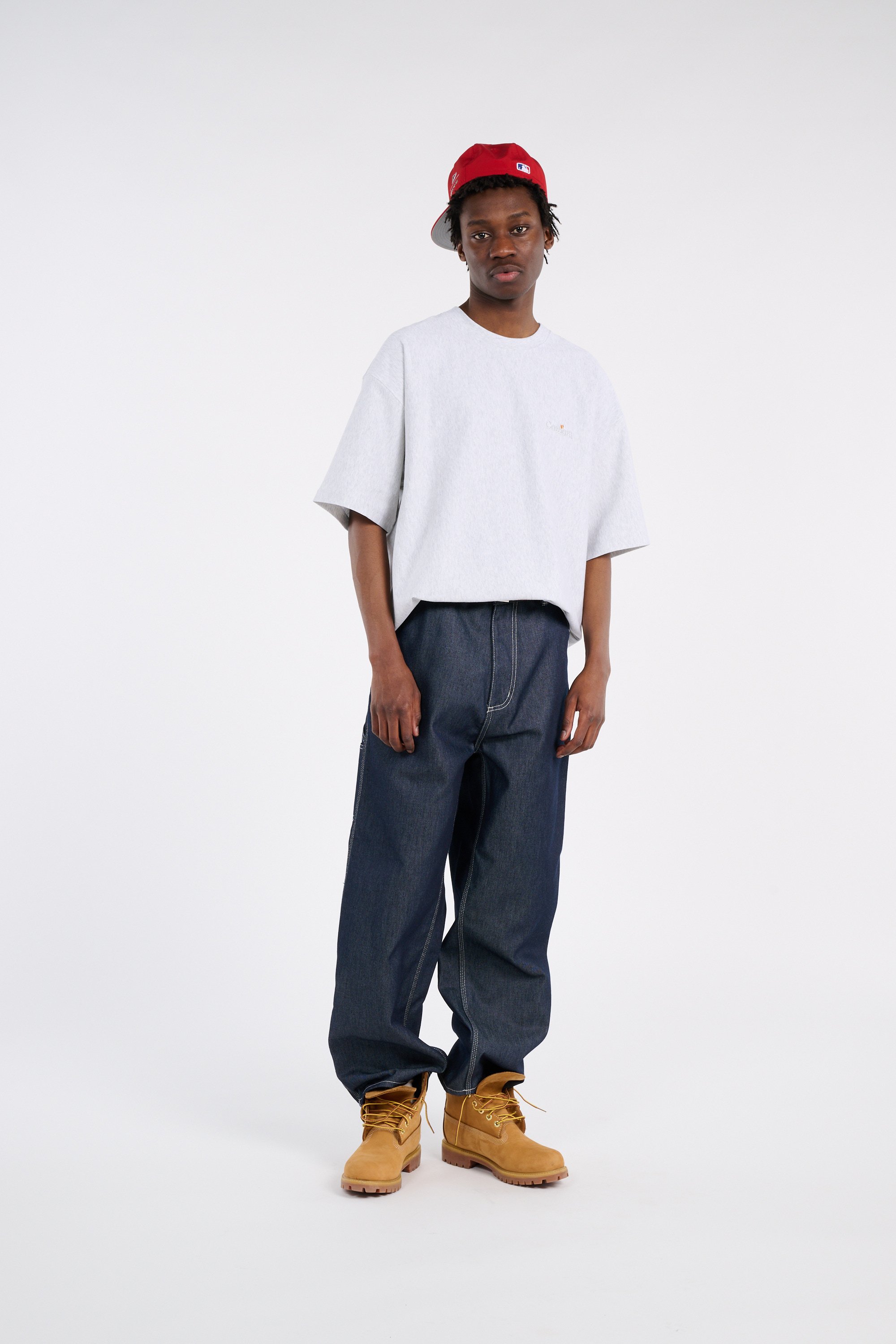 T-shirt s/s wip label t-shirt CARHARTT WIP Gris