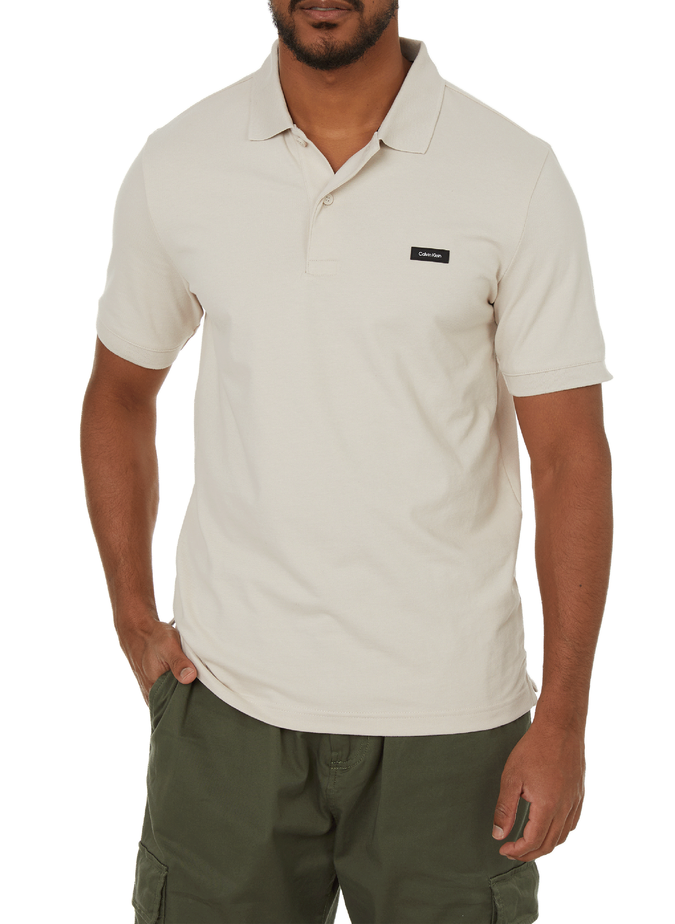Cotton polo shirt  CALVIN KLEIN Beige