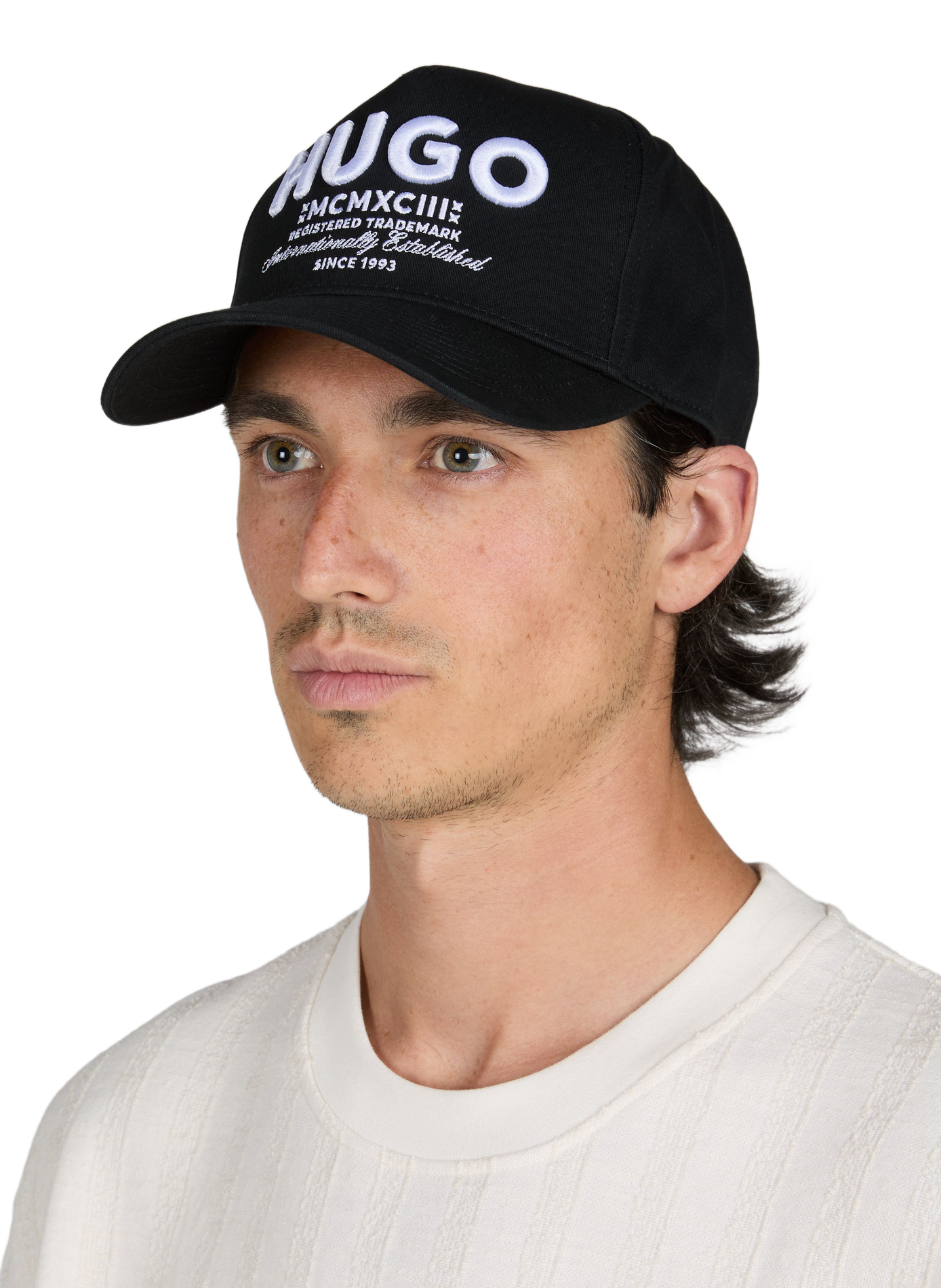Casquette en coton HUGO BLUE Noir