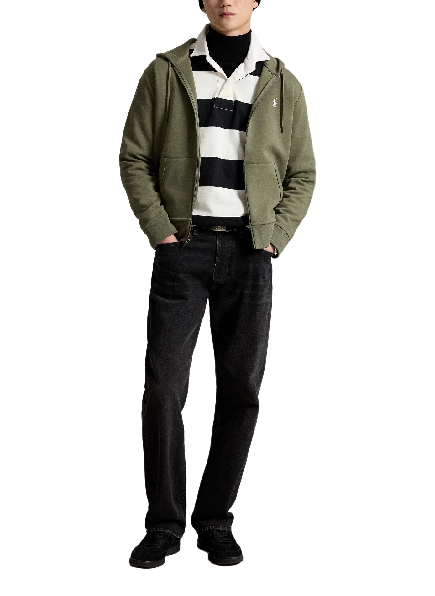 Hoodie avec fermeture à glissière | Vert POLO RALPH LAUREN Homme